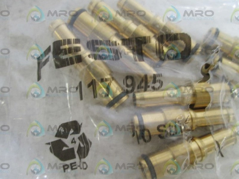 LOT 9 FESTO TERMINAL PLUG 117945 NSNP IN BAG