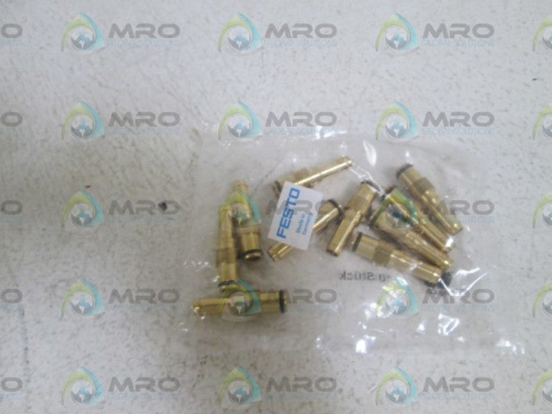 LOT OF 10 FESTO TERMINAL PLUG 117945 NSMP
