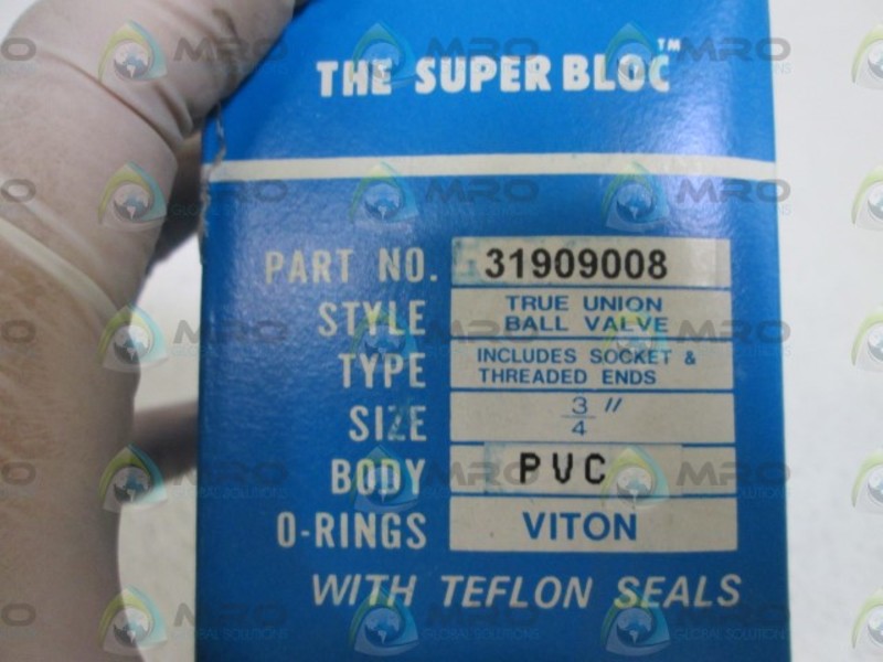 THE SUPER BLOC BALL VALVE 3/4" 31909008 NSMP