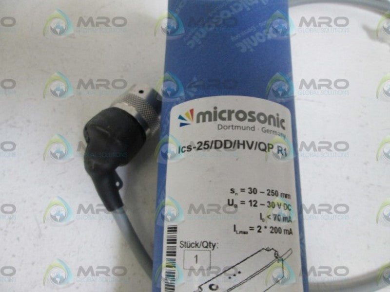 MICROSONIC SENSOR Ics-25/DD/HV/QP R1 ORIGINAL PACKAGE