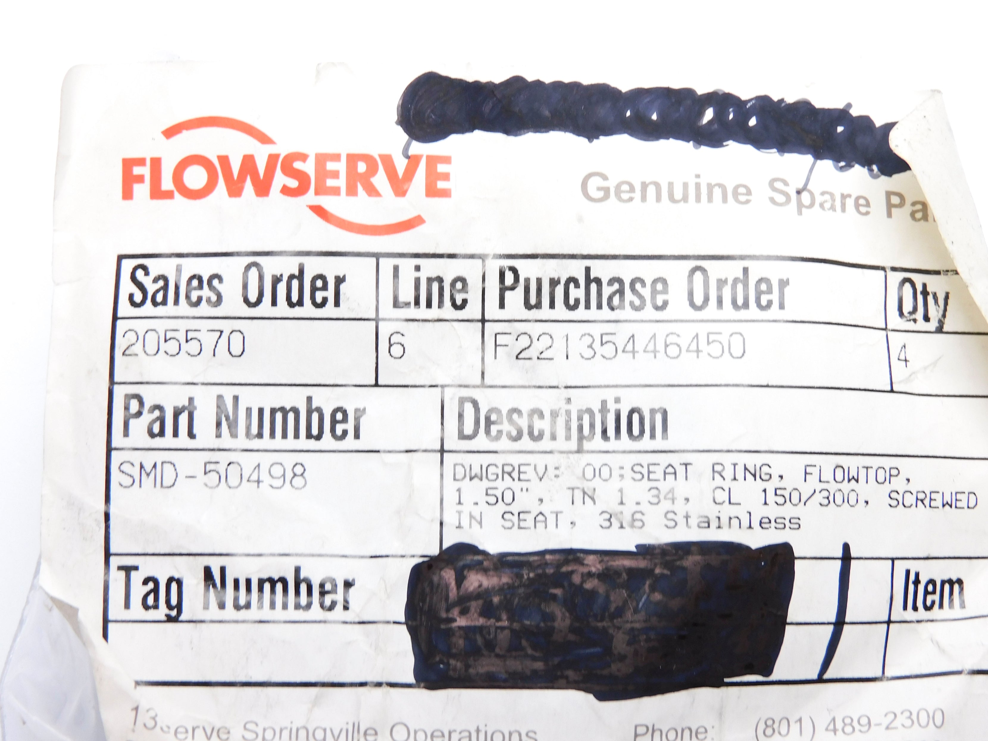 FLOWSERVE SMD-50498 NSMP