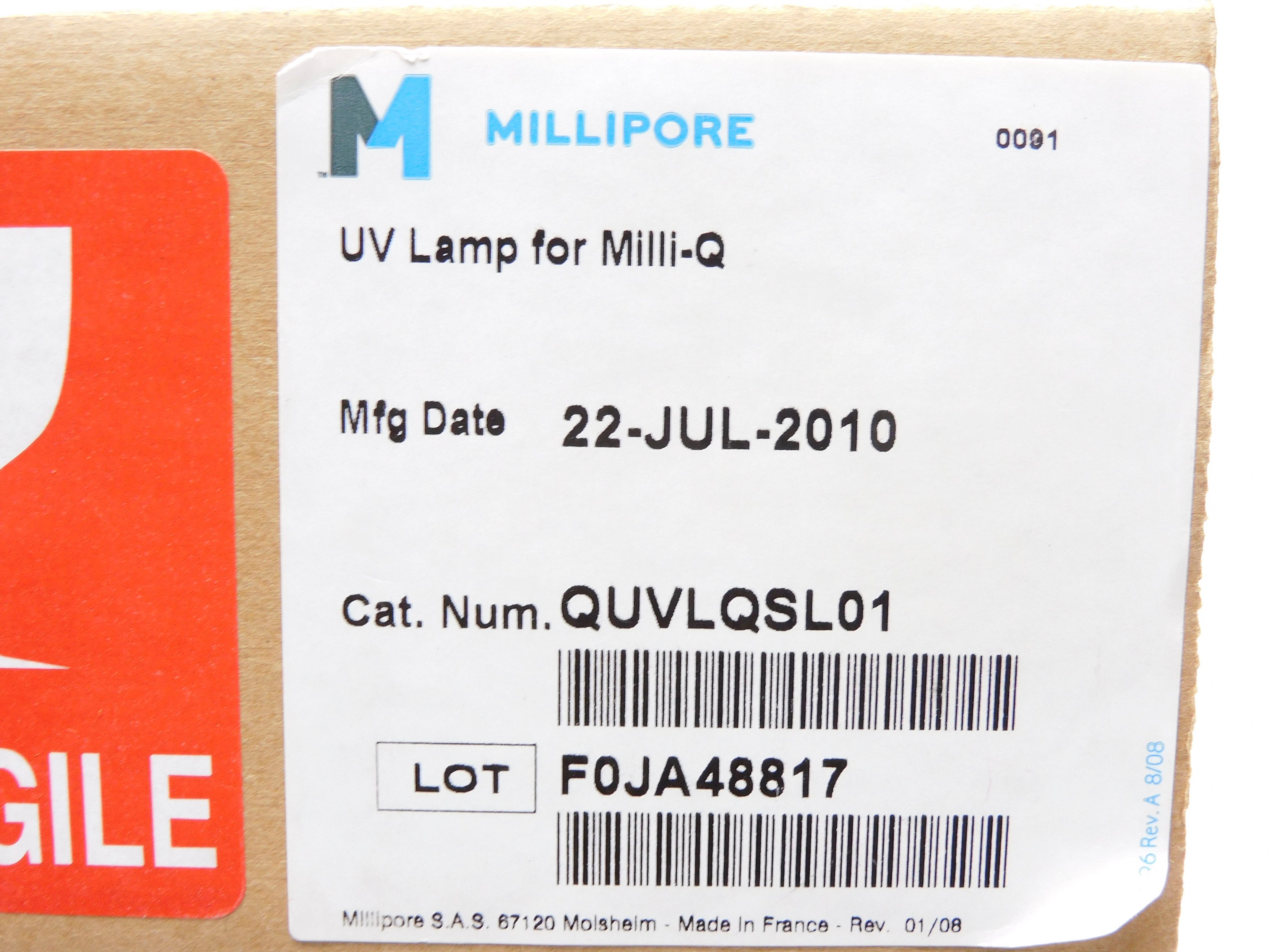 MILLIPORE QUVLQSL01 NSMP