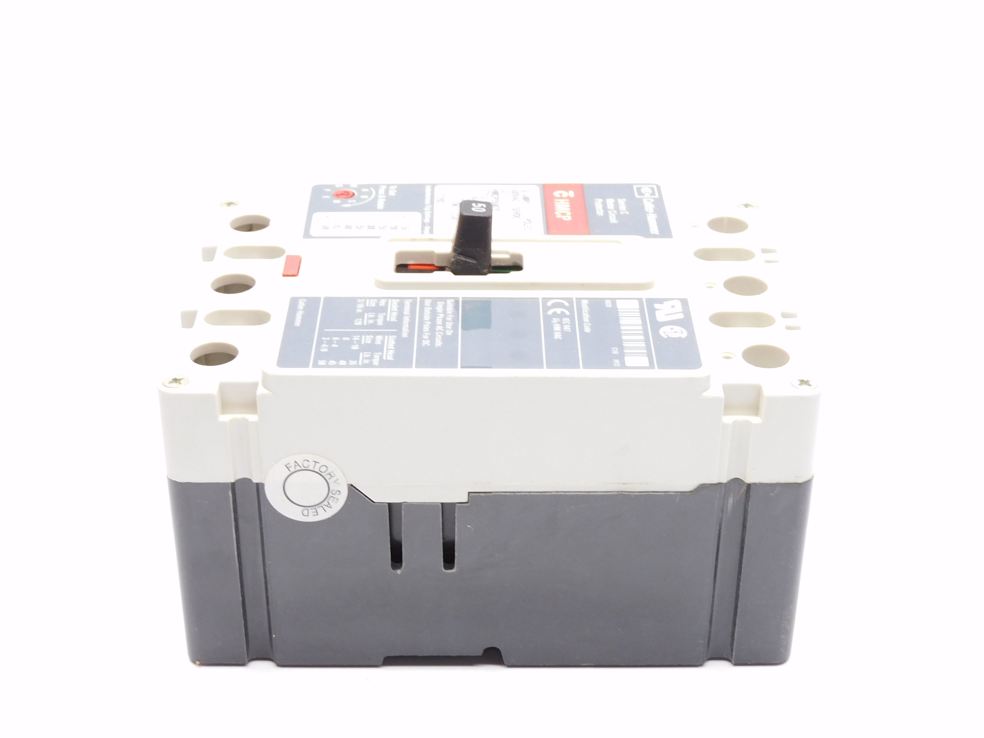 CUTLER HAMMER HMCP050K2C SER. C 600VAC 50A (GREY) NSMP