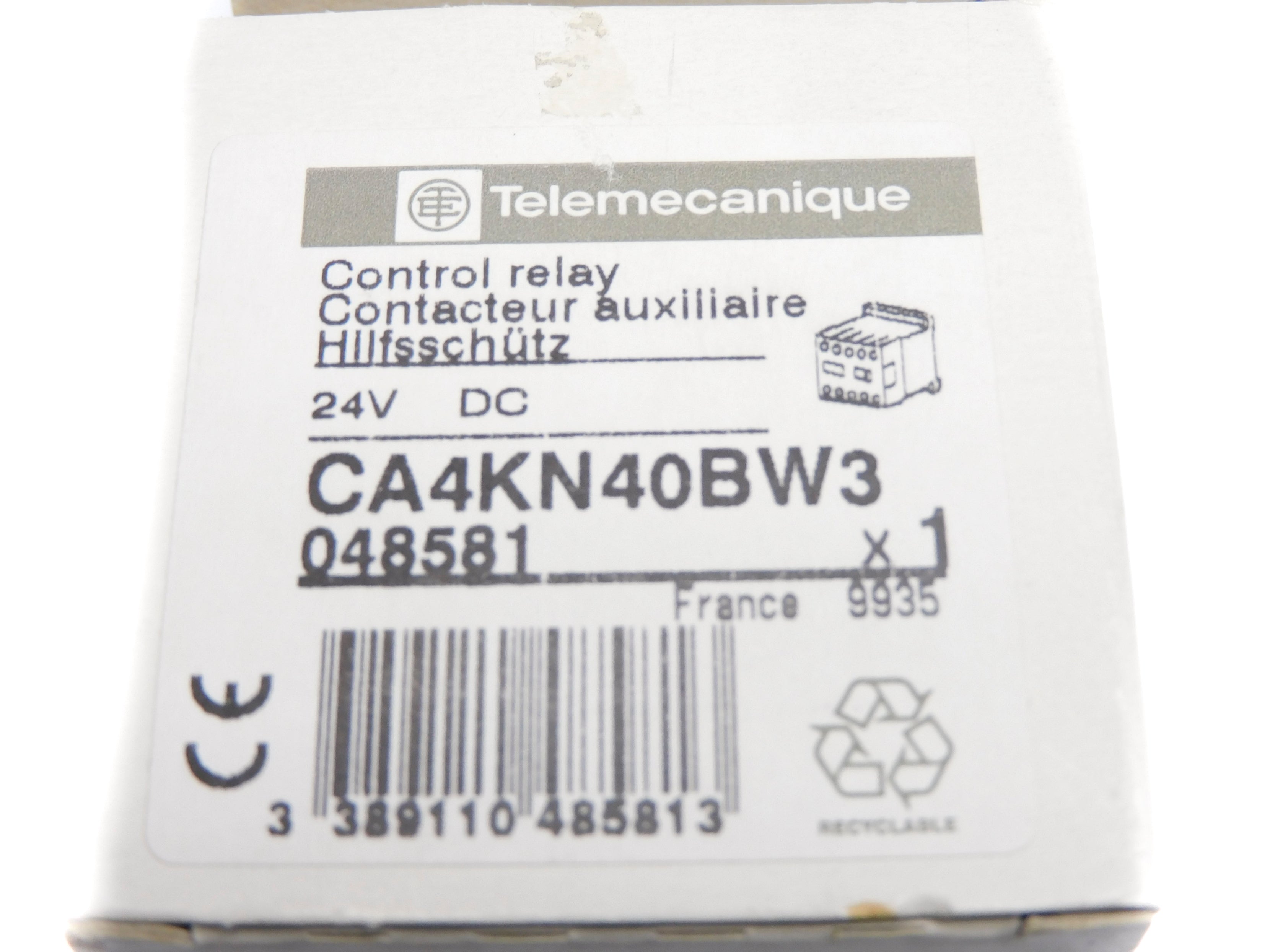 TELEMECANIQUE CA4KN40BW3 24VDC 10A NSMP