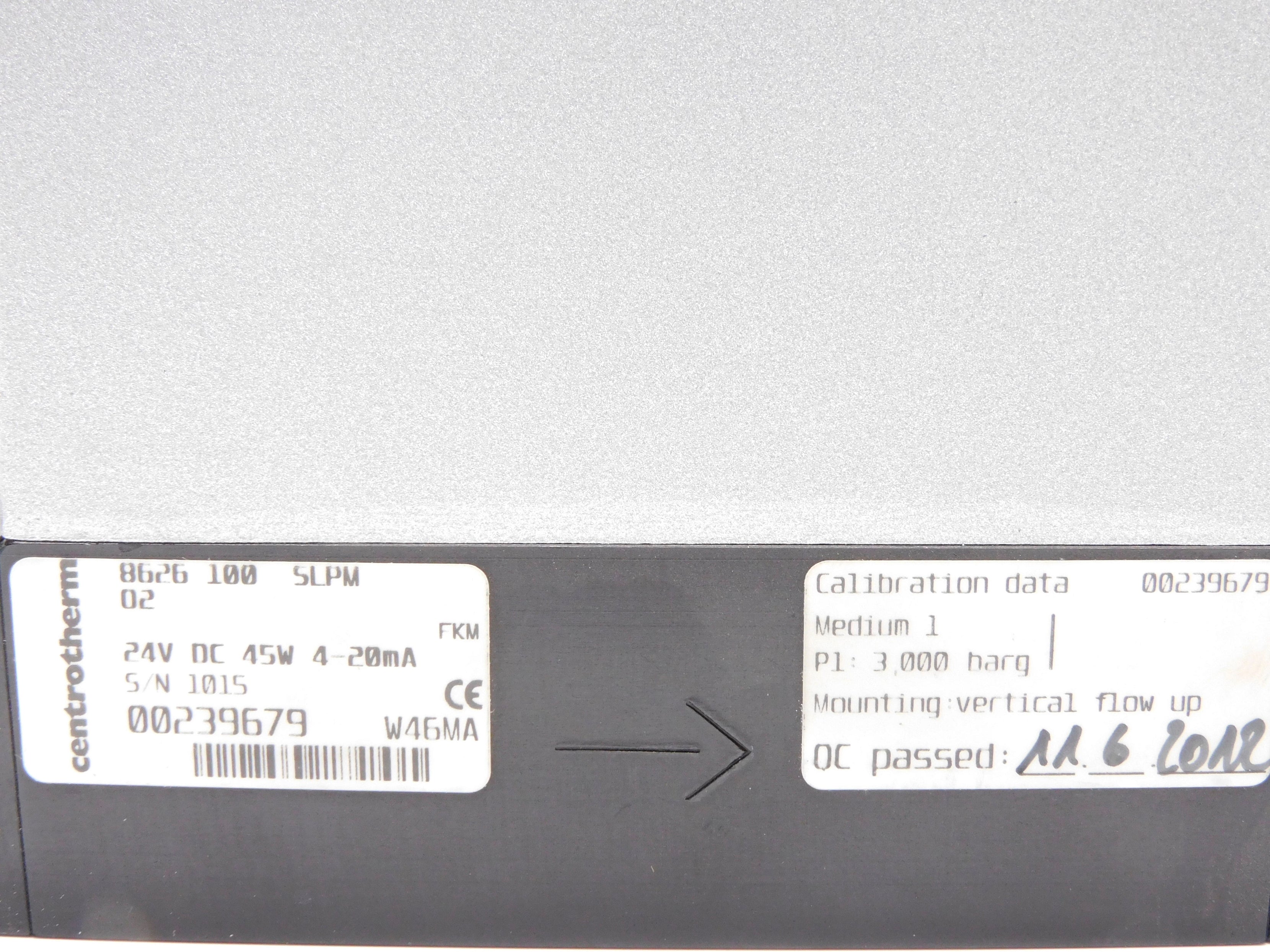 CENTROTHERM 8626100SLPM02 00239679 24VDC NSNP