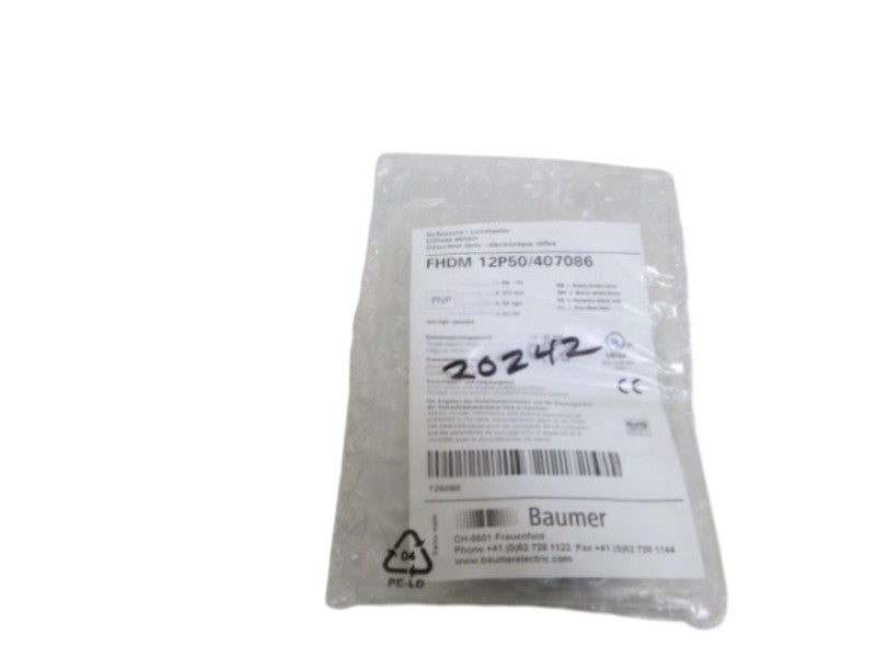 BAUMER SENSOR FHDM12P50/407086  NSNP IN BAG