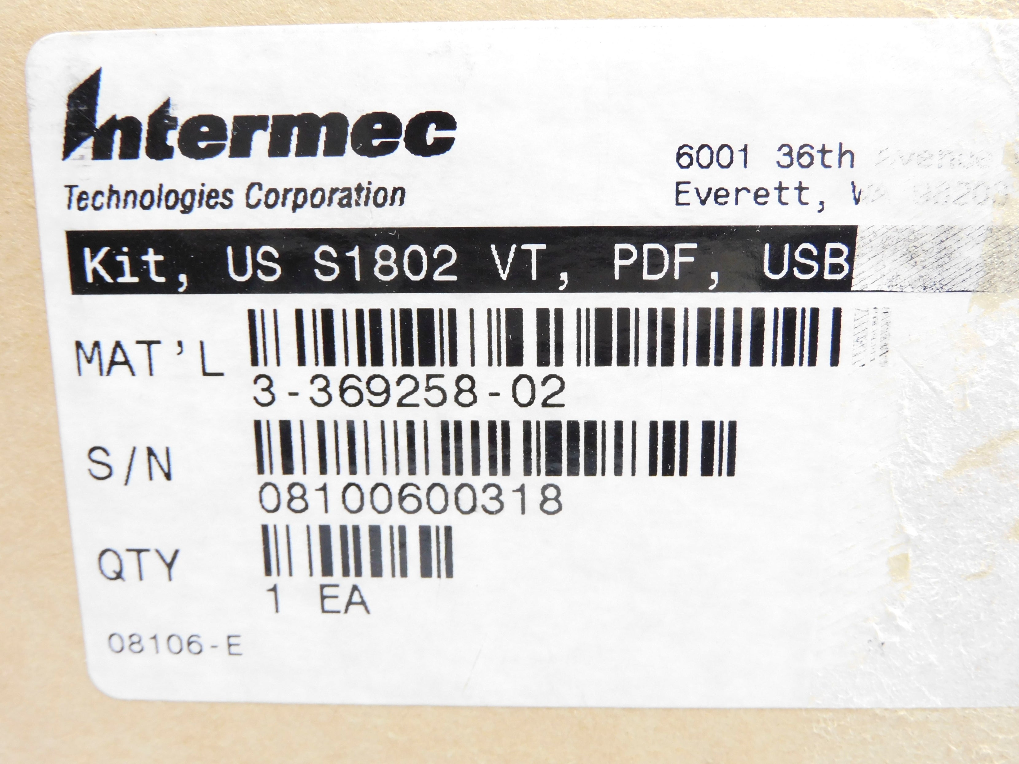INTERMEC 3-369258-02 NSMP