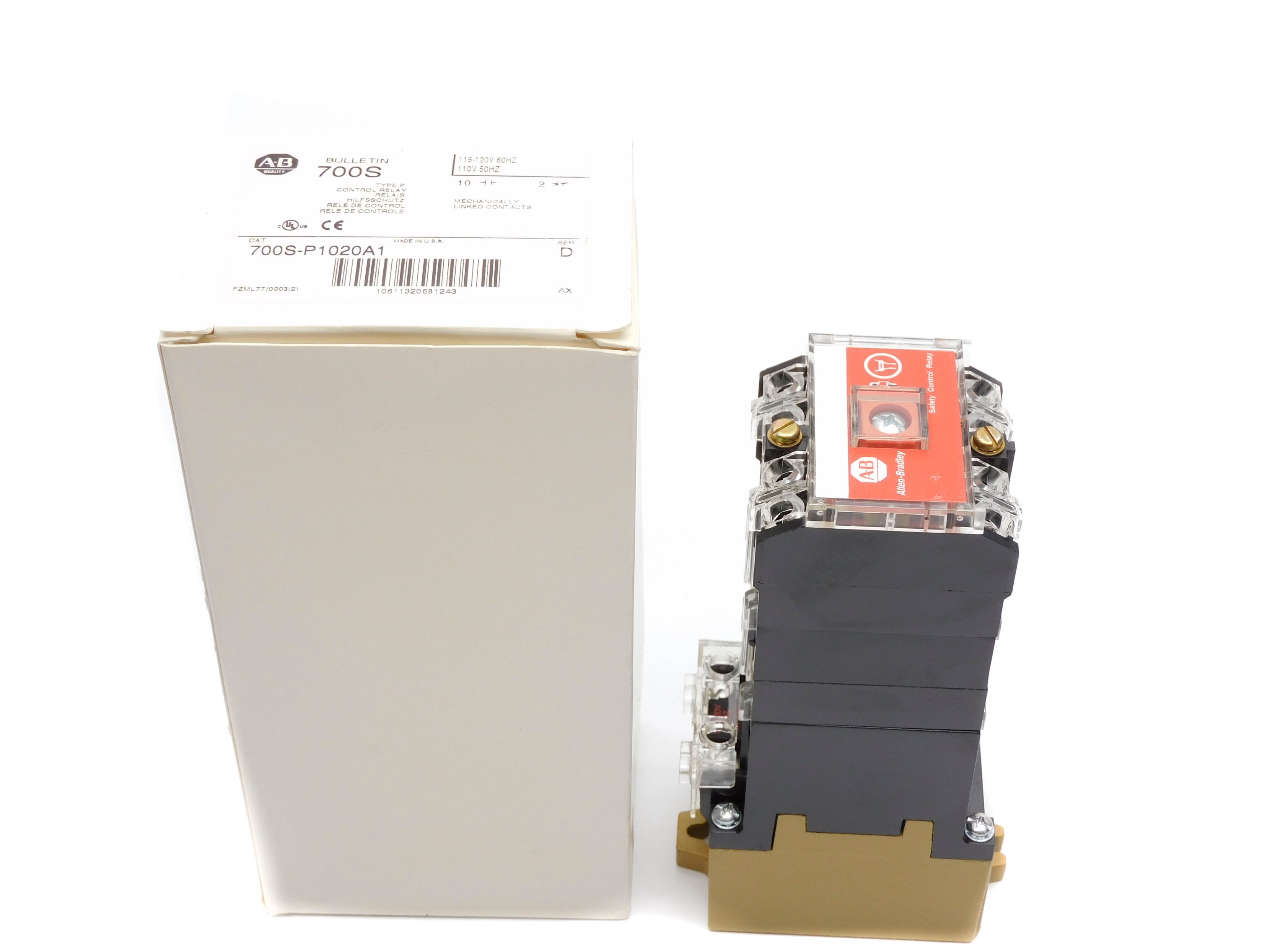 INDUSTRIAL SPARE PART 700S-P1020A1 SER. D 115-120V 110V  10A NSMP