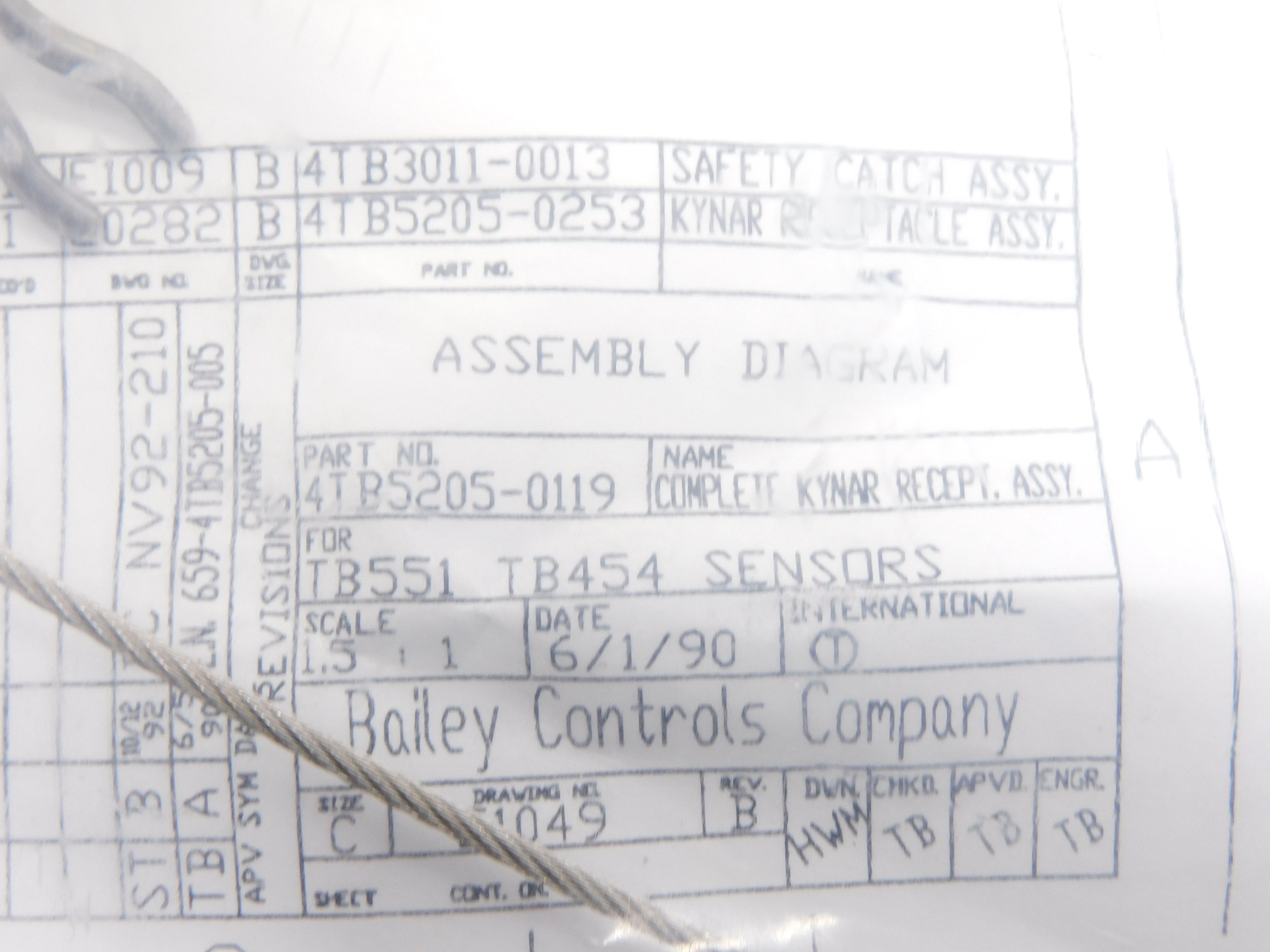 BAILEY CONTROLS 4TB5205-0119 NSNP