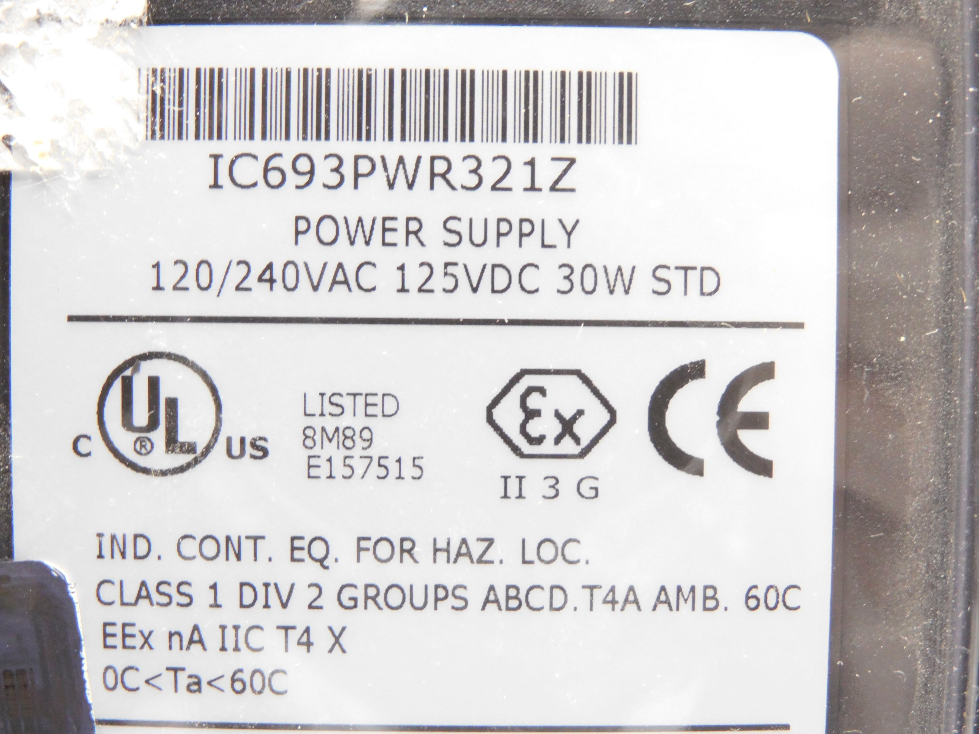 FANUC IC693PWR321Z 120/240VAC NSFS