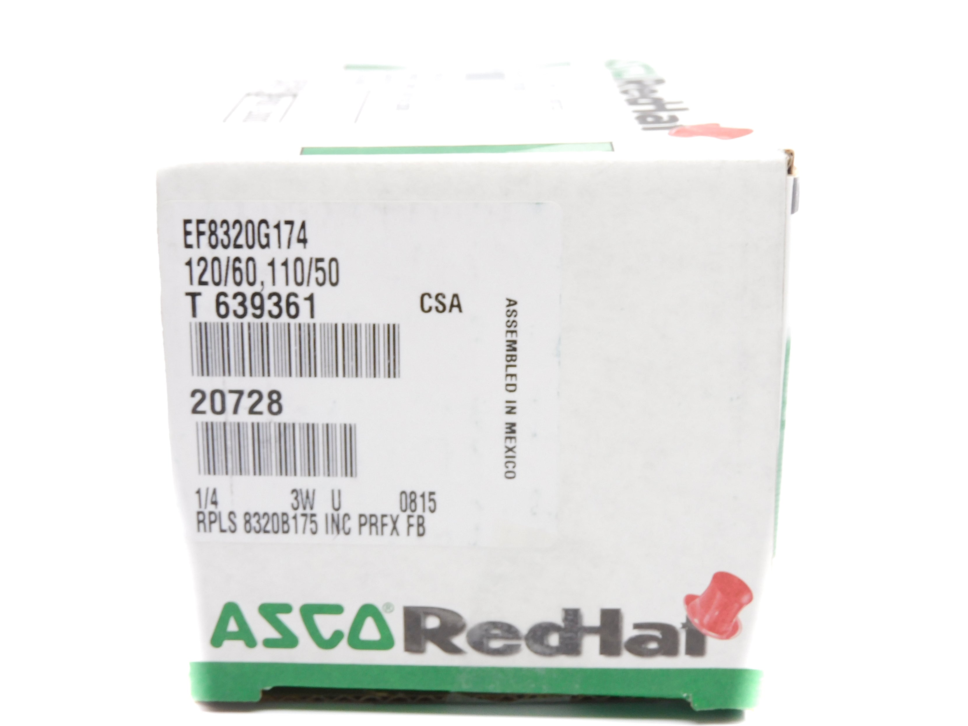ASCO EF8320G174 110/120V 100PSI 1/4" NSMP