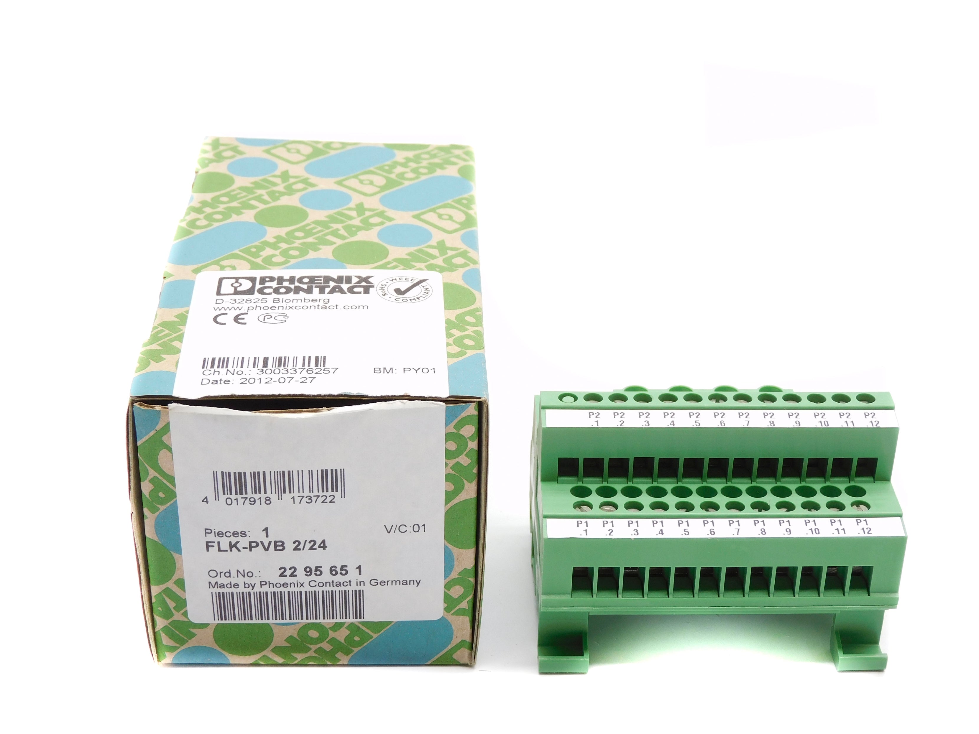 PHOENIX CONTACT FLK-PVB2/24 2295651 NSMP