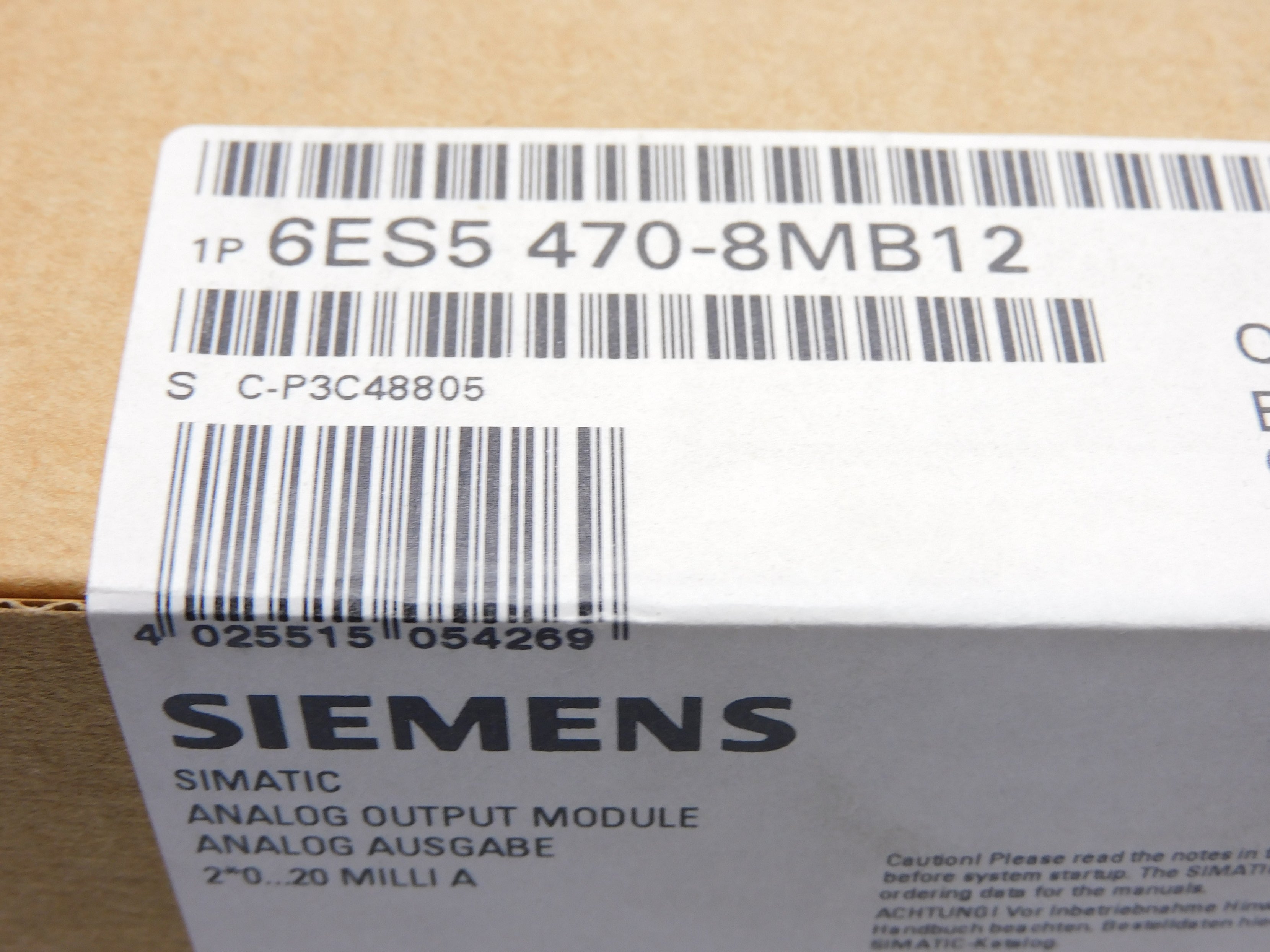 SIEMENS 6ES5470-8MB12 NSFS