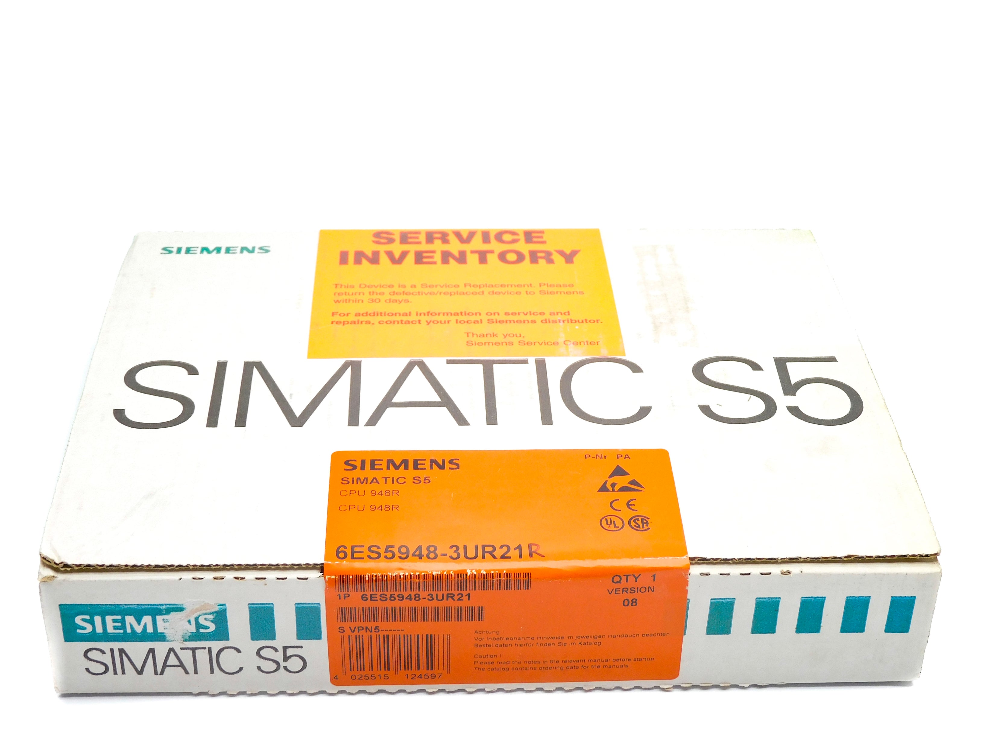 SIEMENS 6ES5948-3UR21 NSFS
