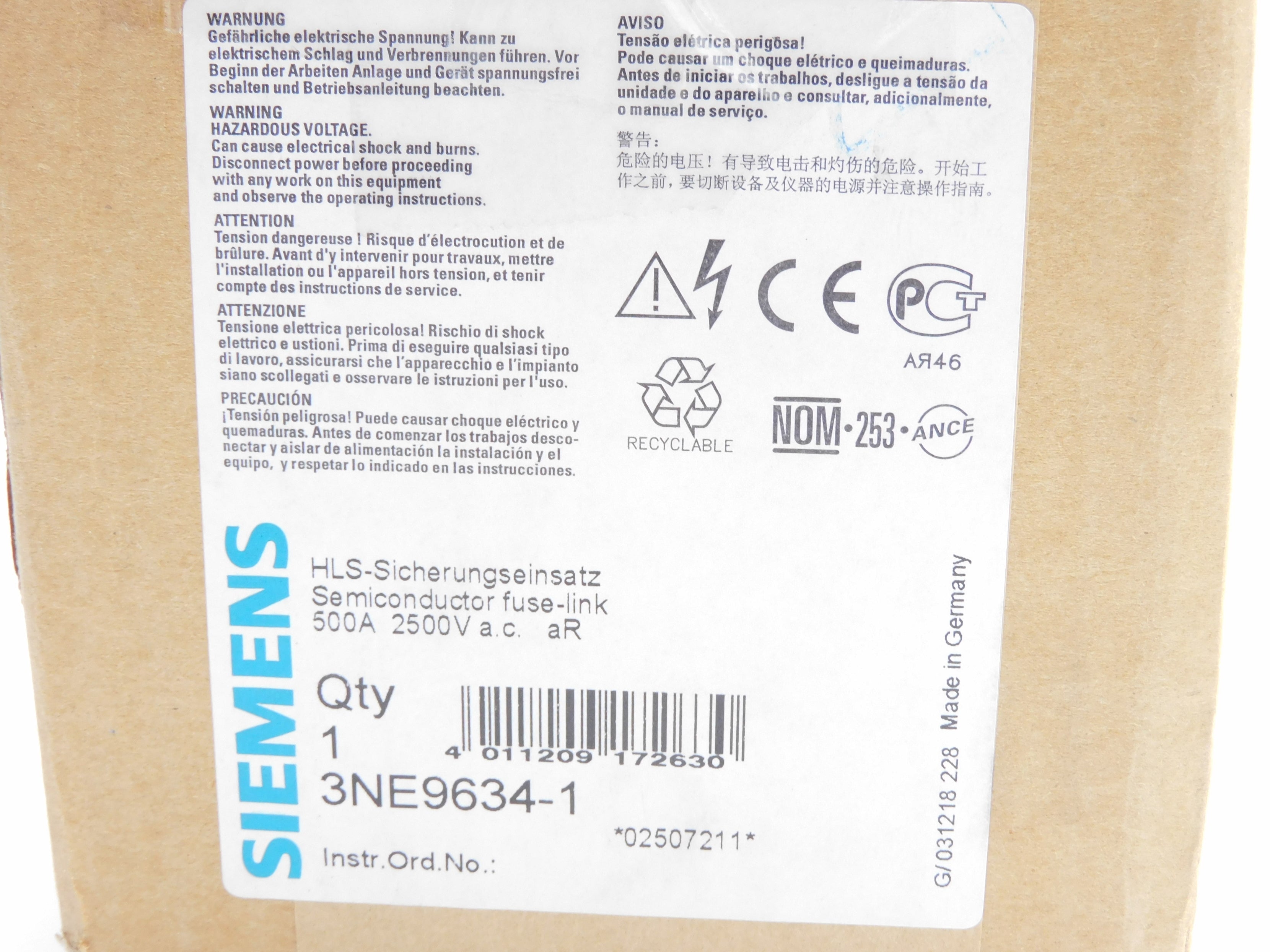 SIEMENS 3NE9634-1 NSMP