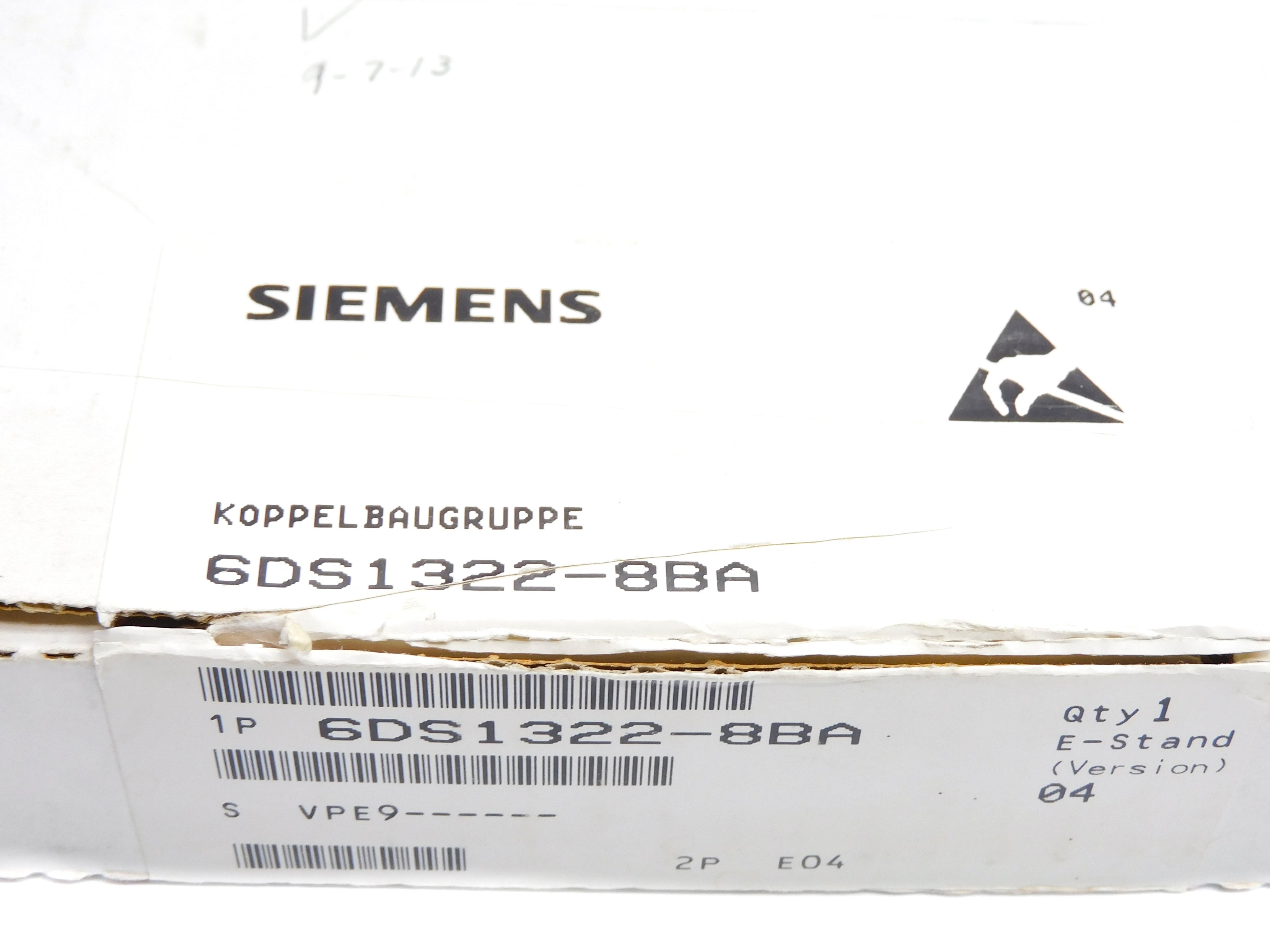SIEMENS 6DS1322-8BA NSMP