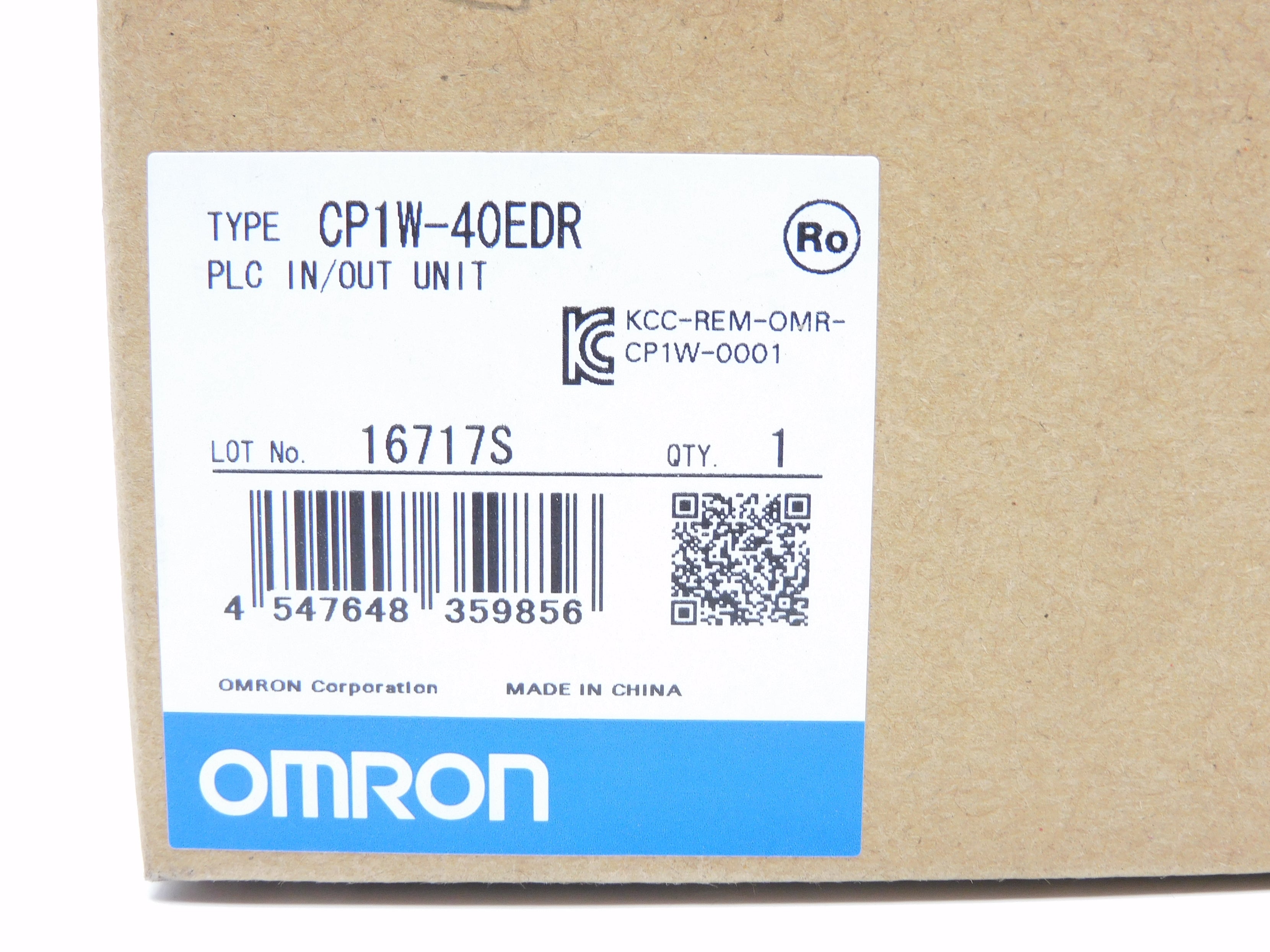 OMRON CP1W-40EDR 24VDC NSMP