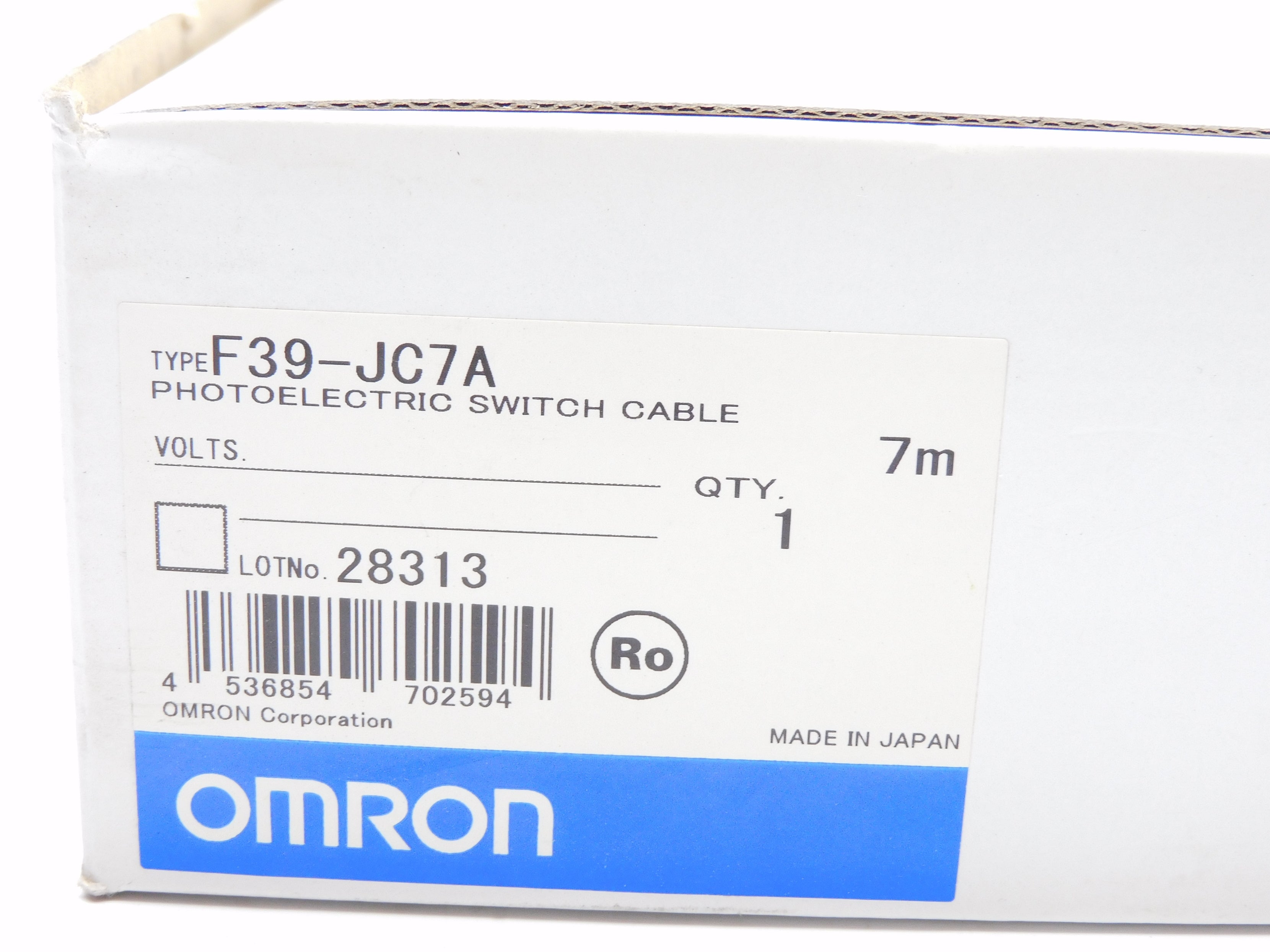OMRON F39-JC7A 7M NSFS