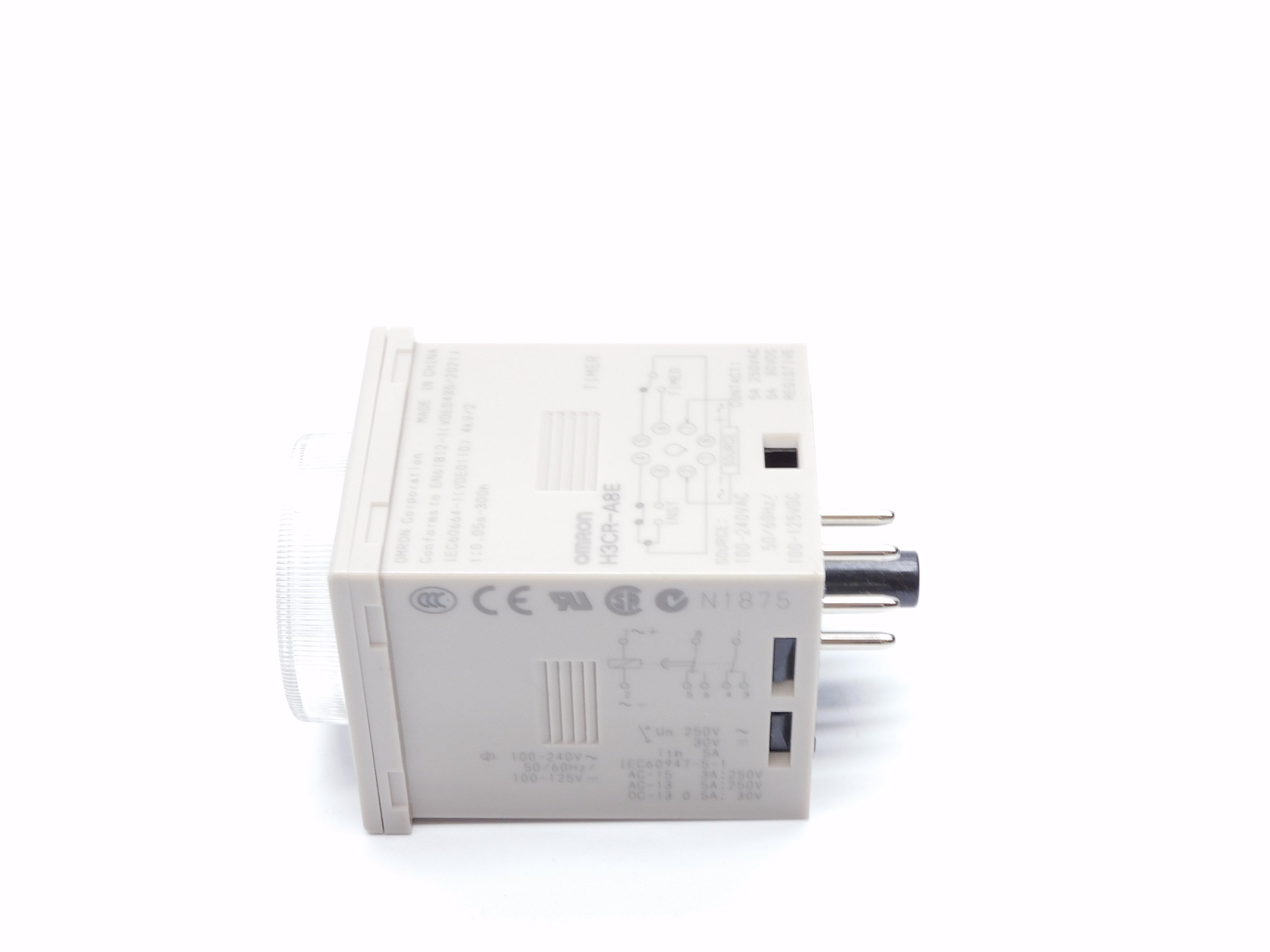 OMRON H3CR-A8E 100-240VAC 5A 1.2S-300H NSMP