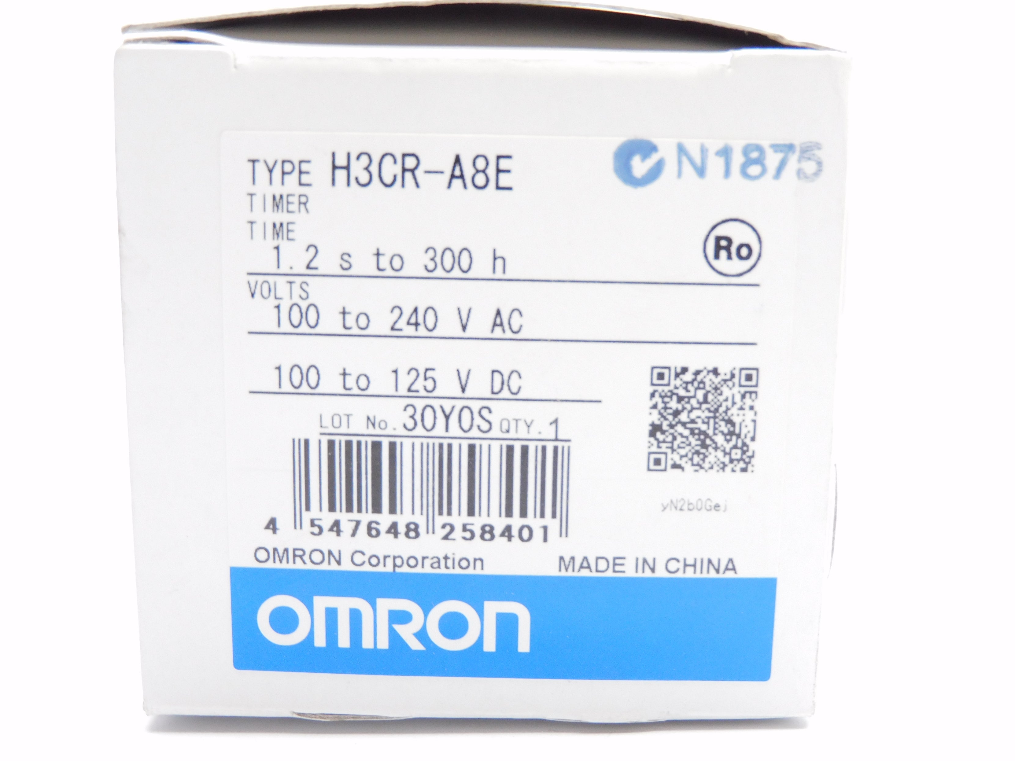 OMRON H3CR-A8E 100-240VAC 5A 1.2S-300H NSMP