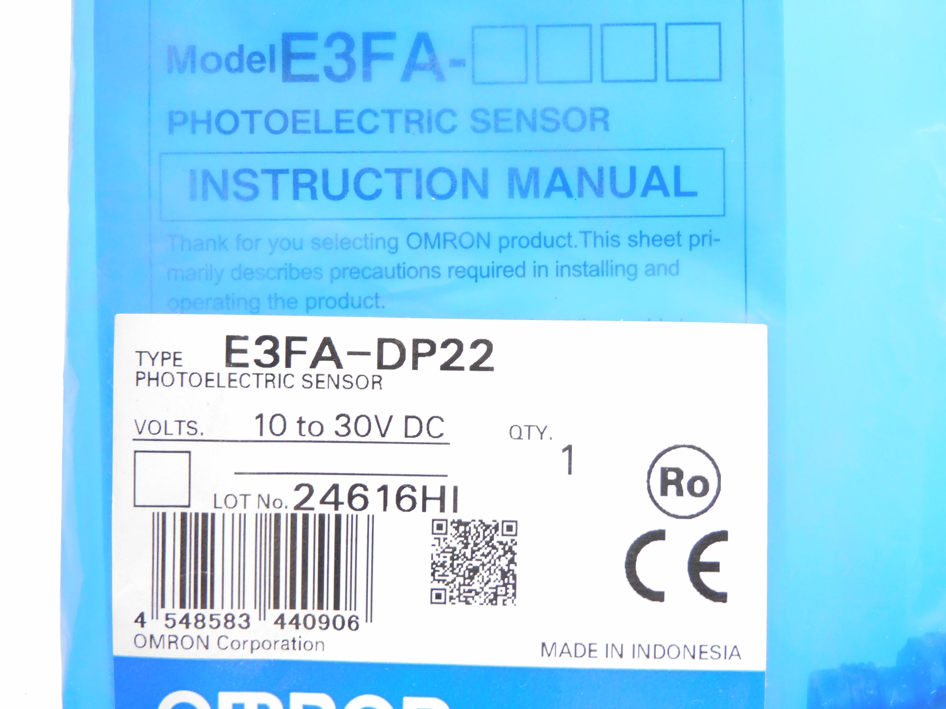 OMRON E3FA-DP22 10-30VDC NSMP