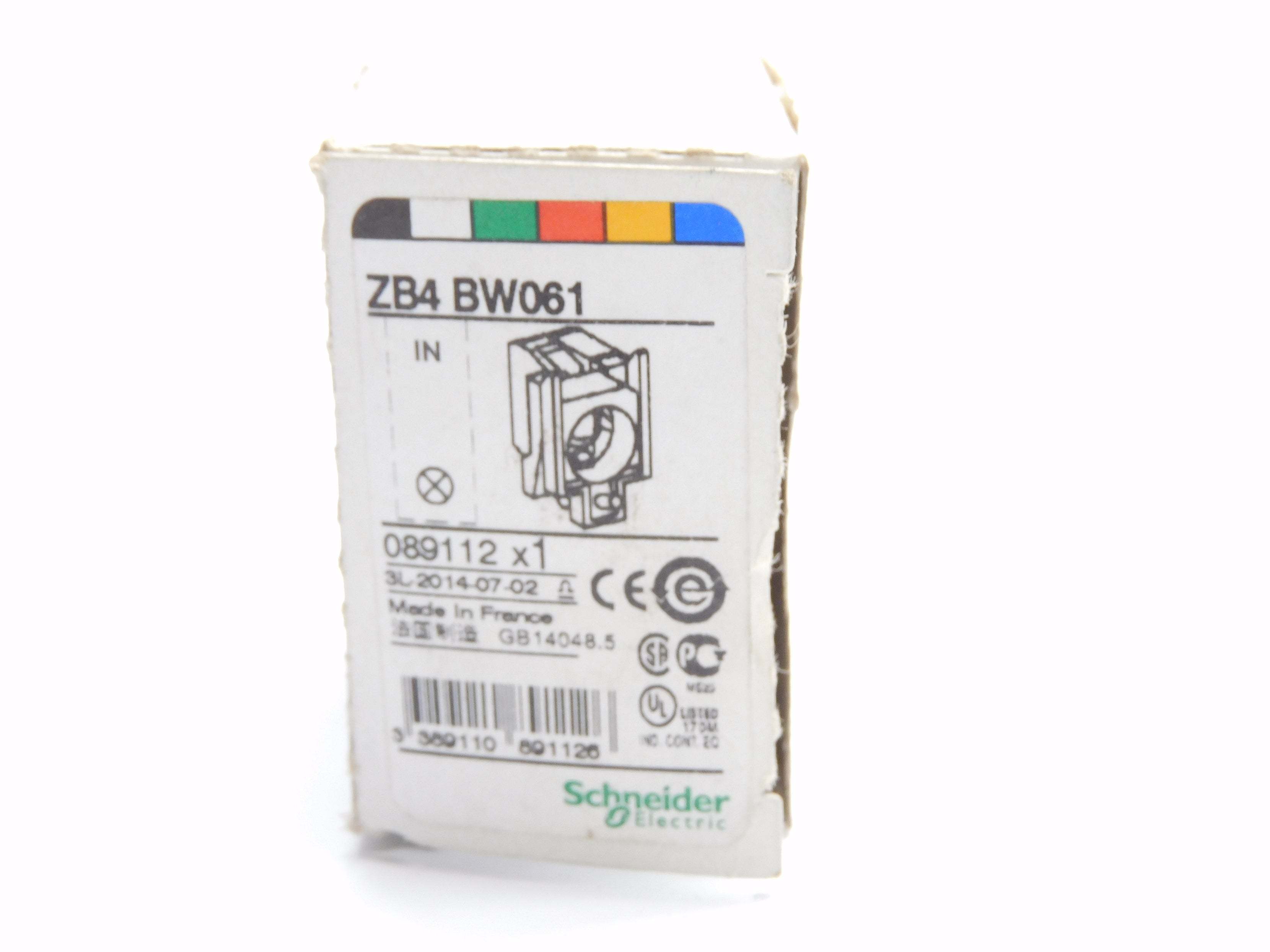 SCHNEIDER ELECTRIC ZB4BW061 NSMP