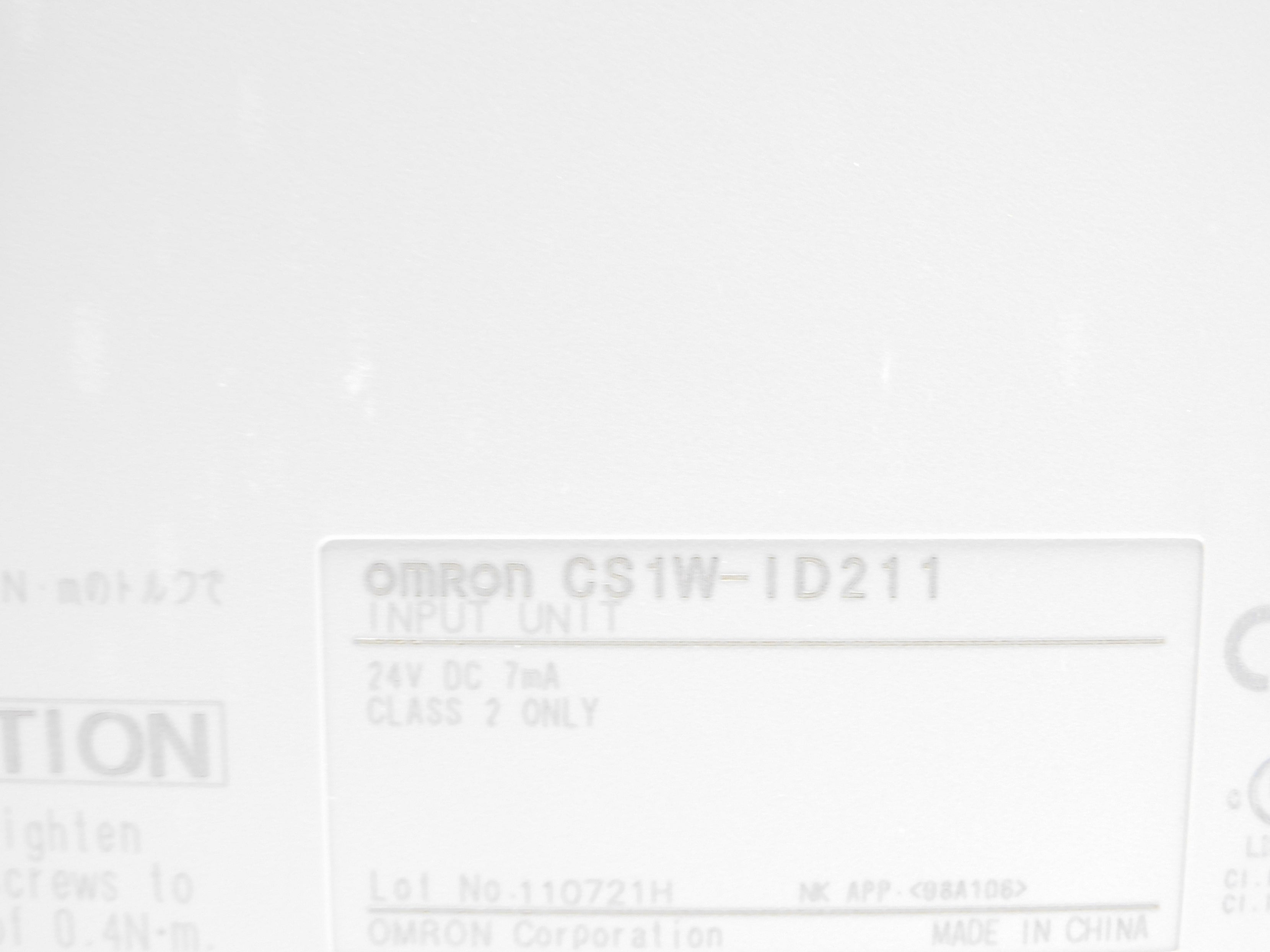 OMRON CS1W-ID211 24VDC NSMP