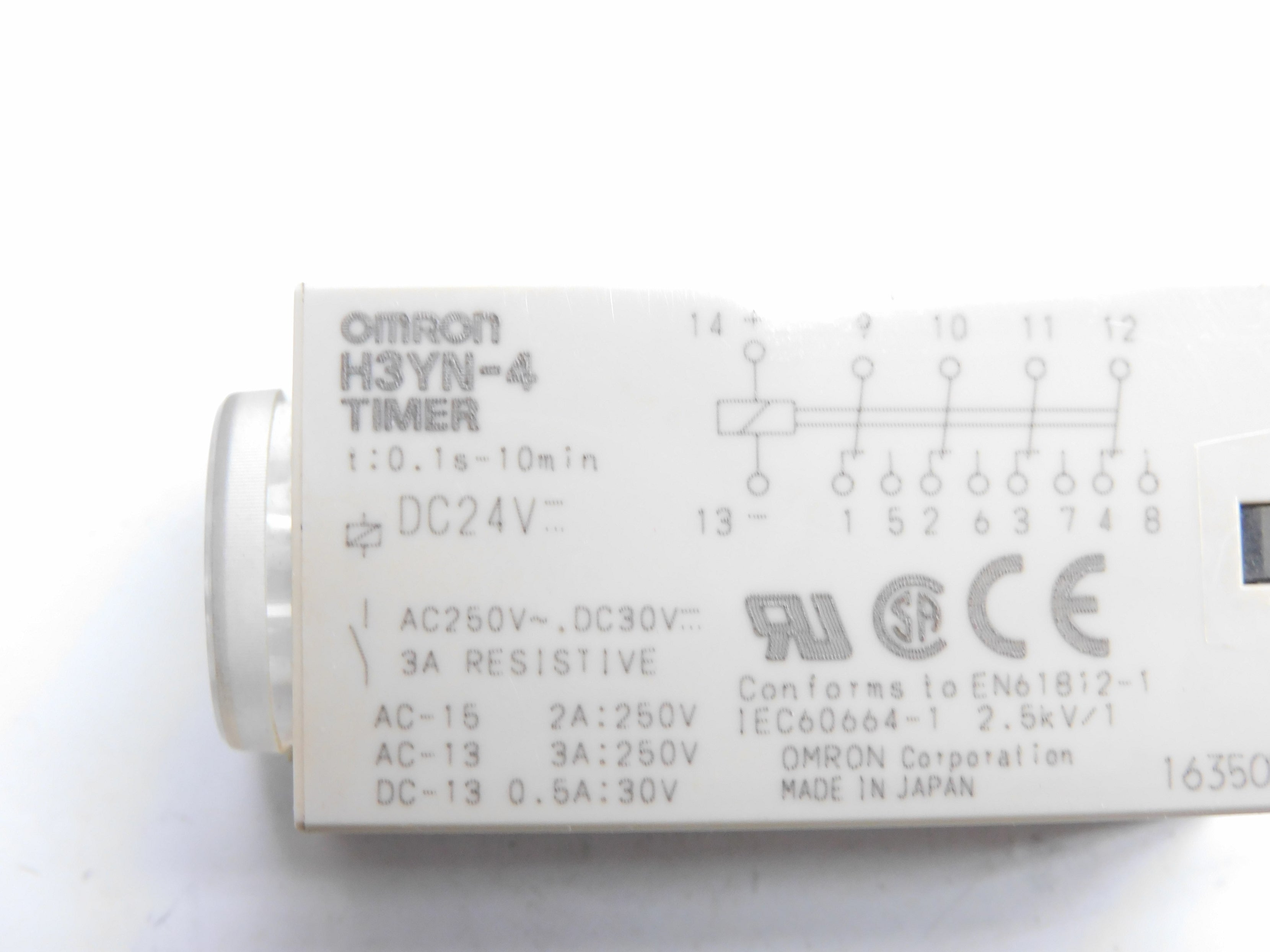 OMRON H3YN-4 24VDC 3A 0.1S-10MIN NSMP