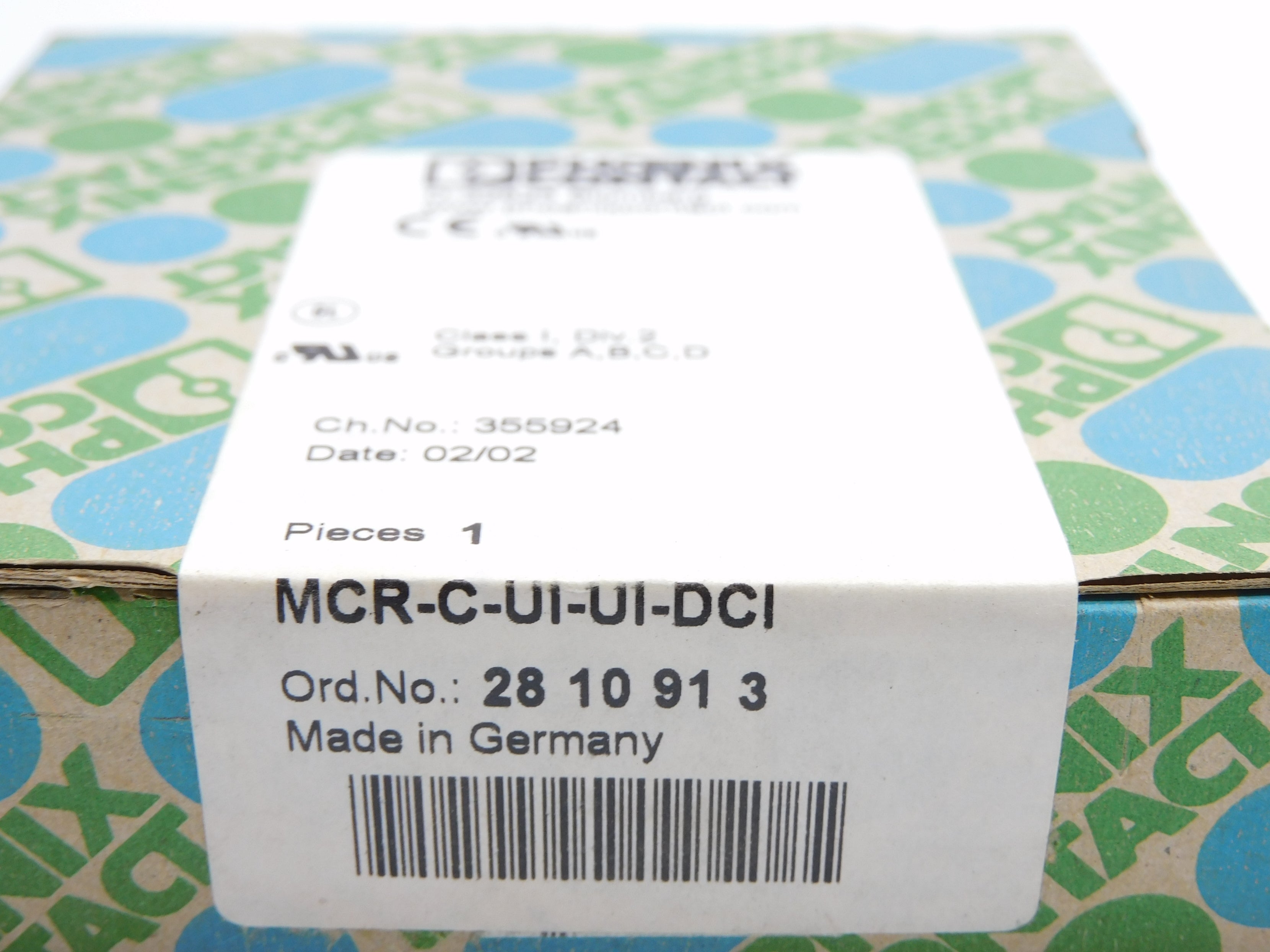 PHOENIX CONTACT MCR-C-UI-UI-DCI 2810913 NSFS