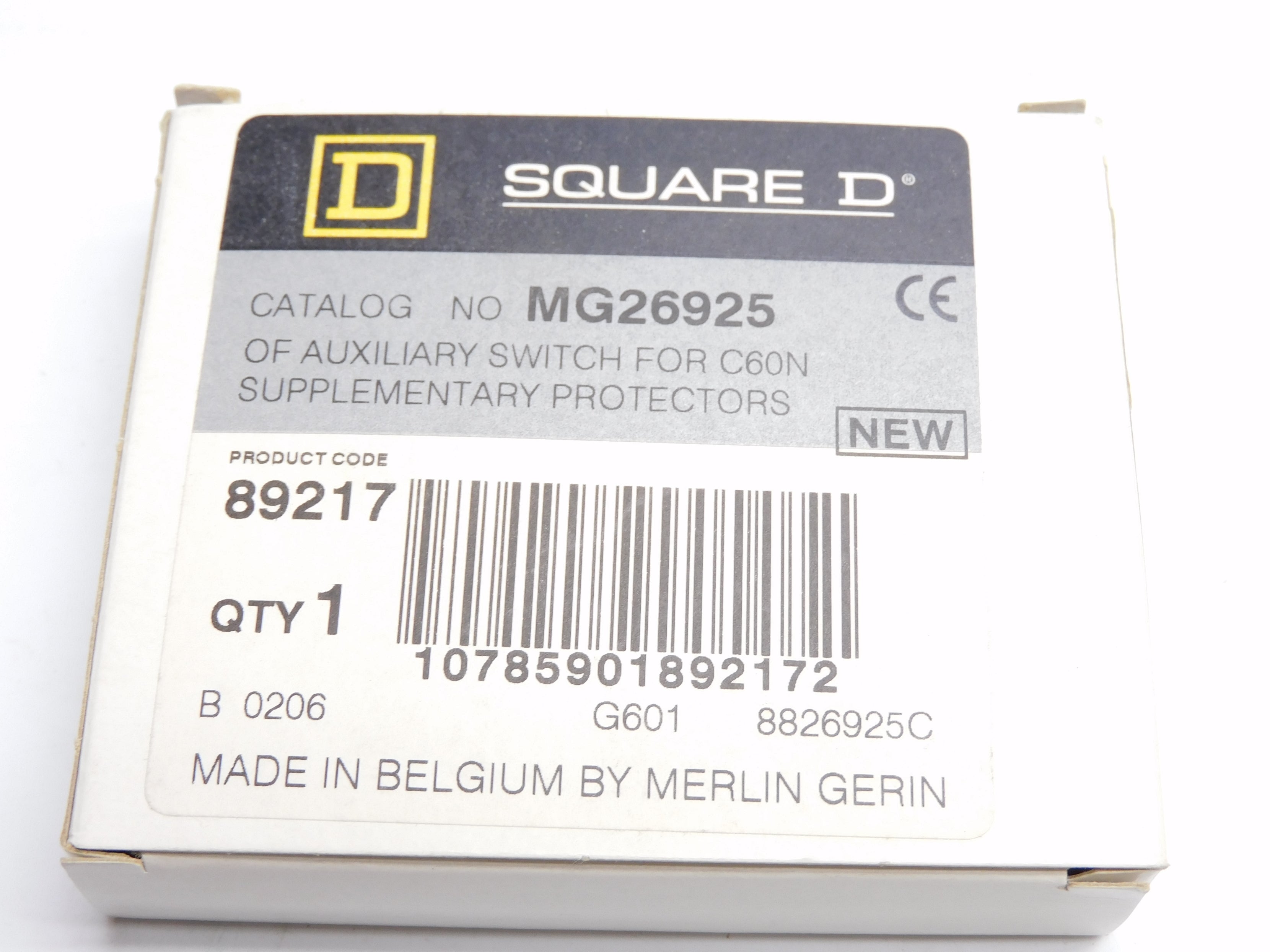 SQUARE D MG26925 277V 6A NSMP