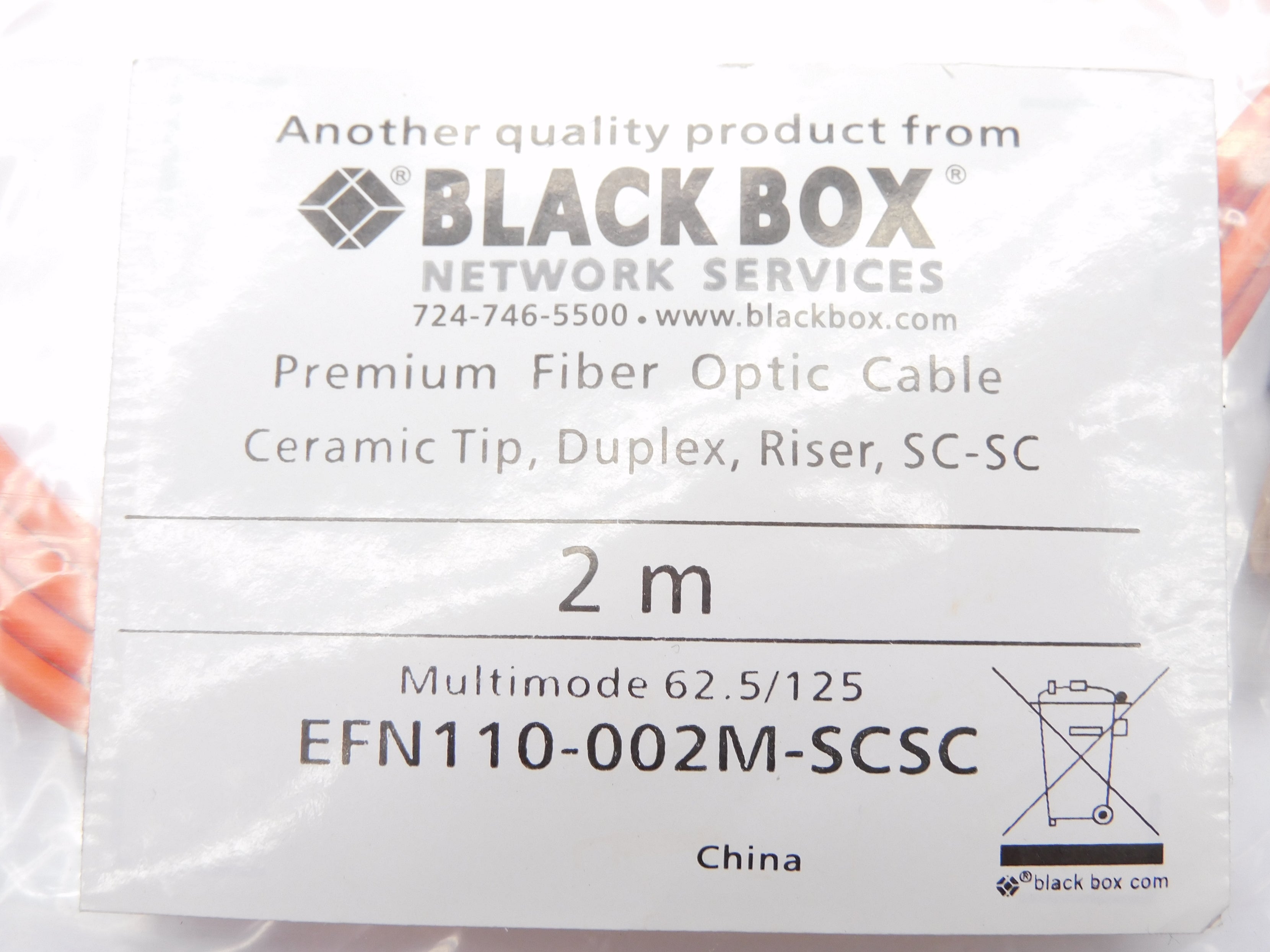 BLACK BOX EFN110-002M-SCSC NSMP