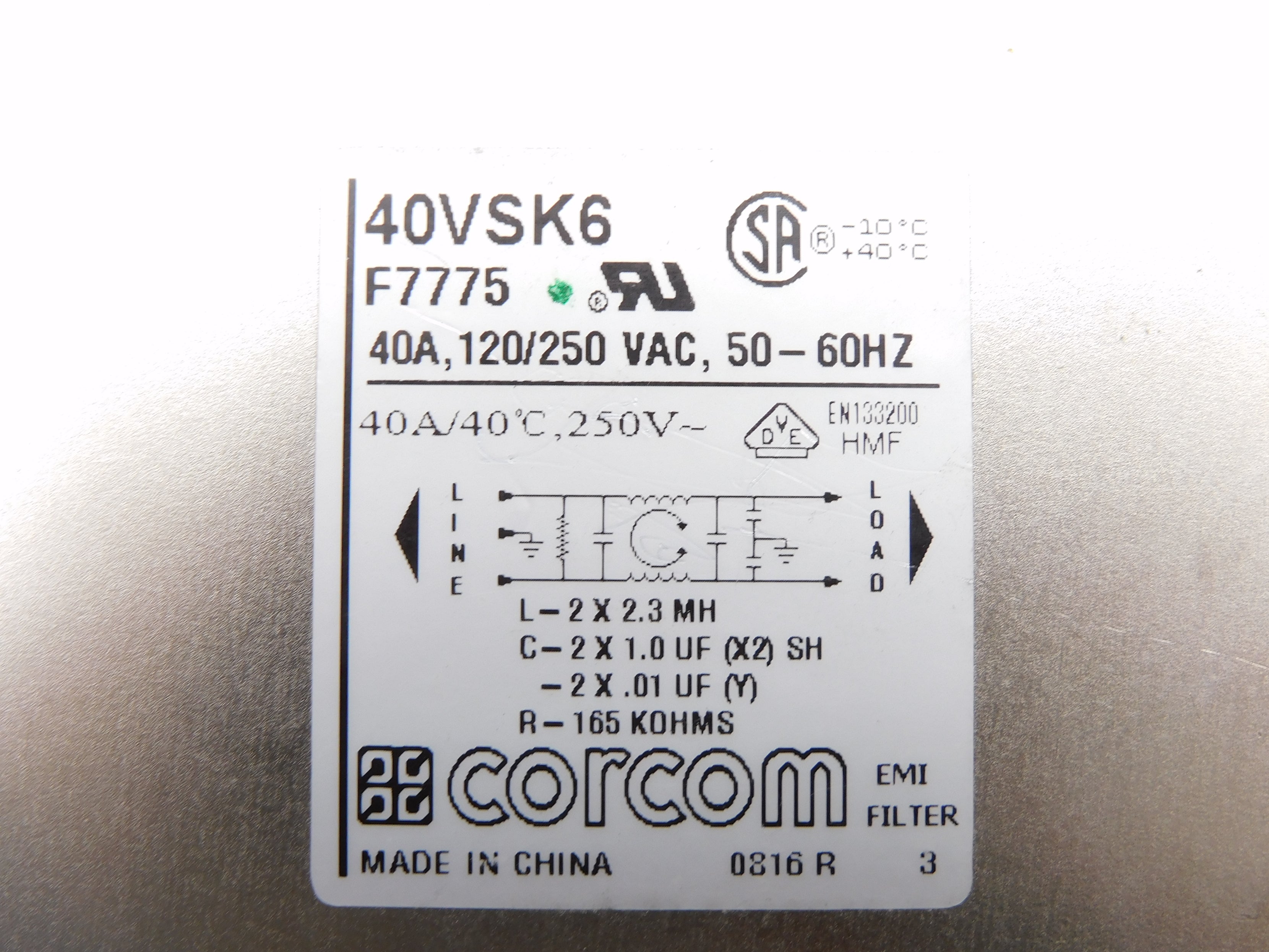 CORCOM 40VSK6 NSNP