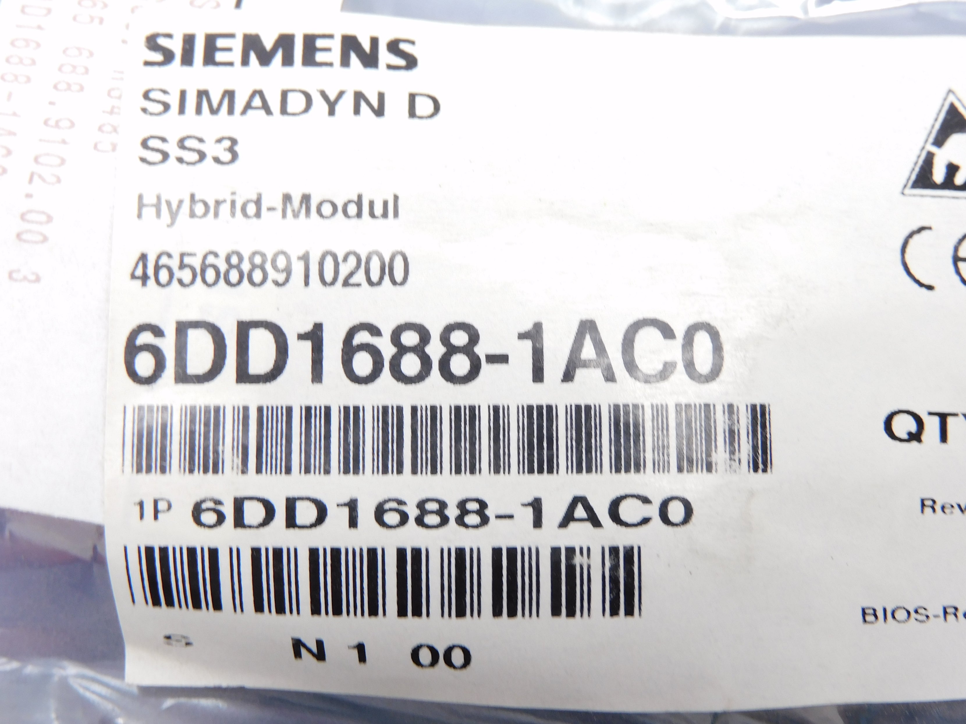 SIEMENS 6DD1688-1AC0 NSNP