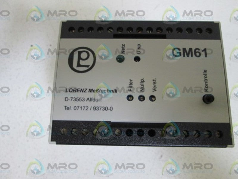 LORENZ SIGNAL COND GM61 NSNP