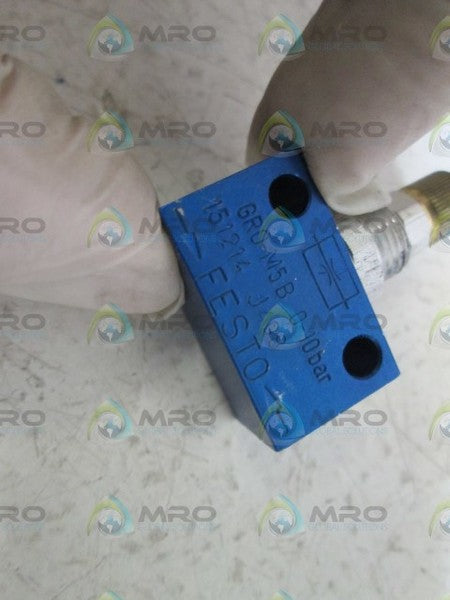 FESTO FLOW CONTROL VALVE GRO-M5B  NSNP