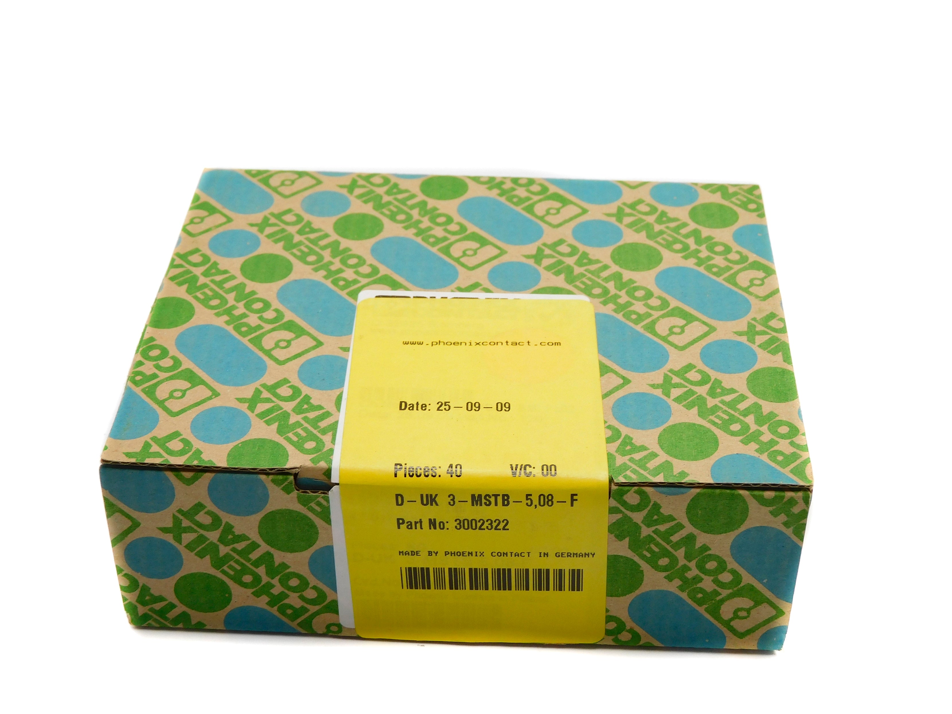PHOENIX CONTACT D-UK3-MSTB-5,08-F 3002322 (PKG OF 40) NSFS