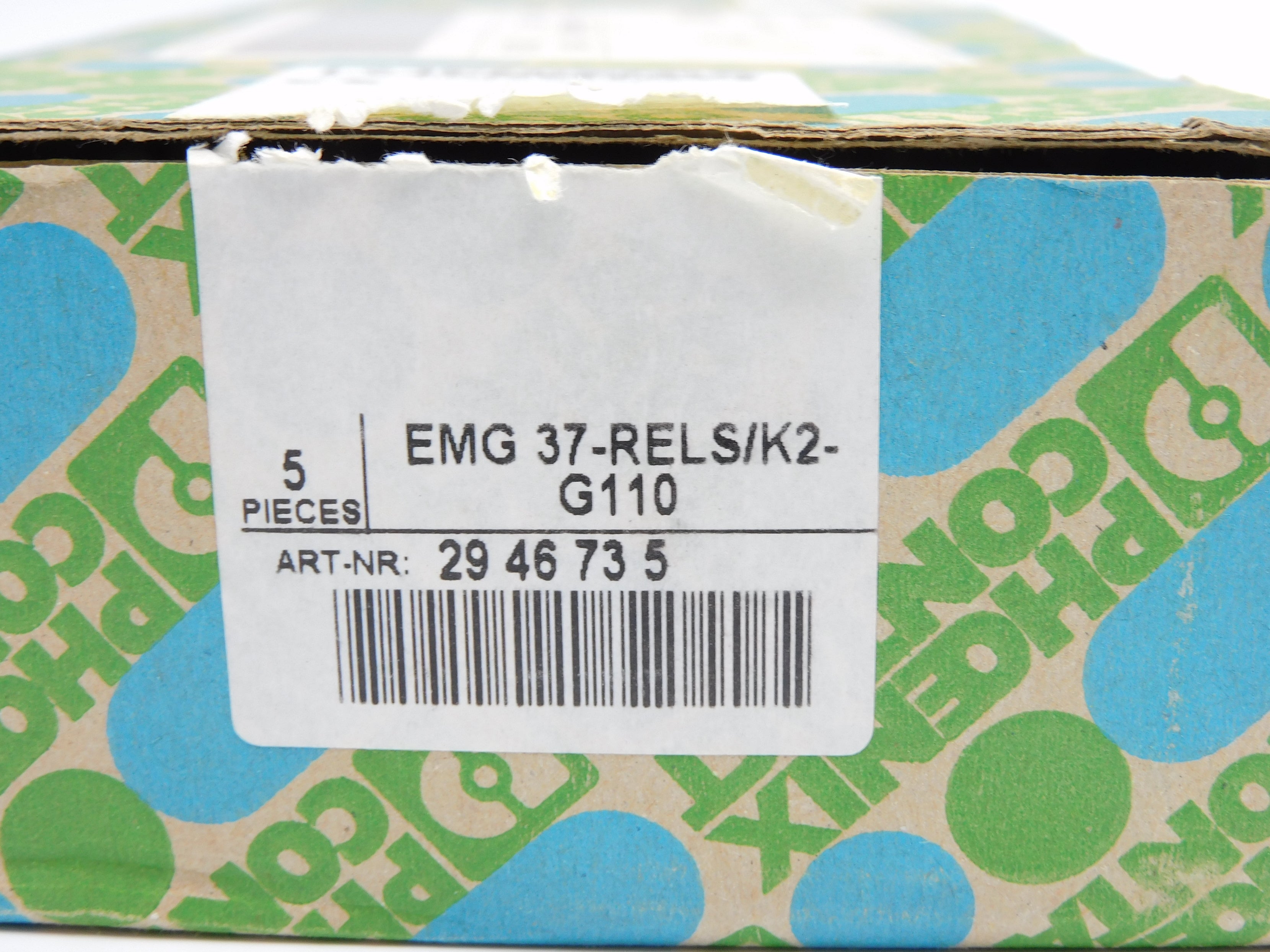 PHOENIX CONTACT EMG37-RELS/K2-G110 (PKG OF 5) NSMP