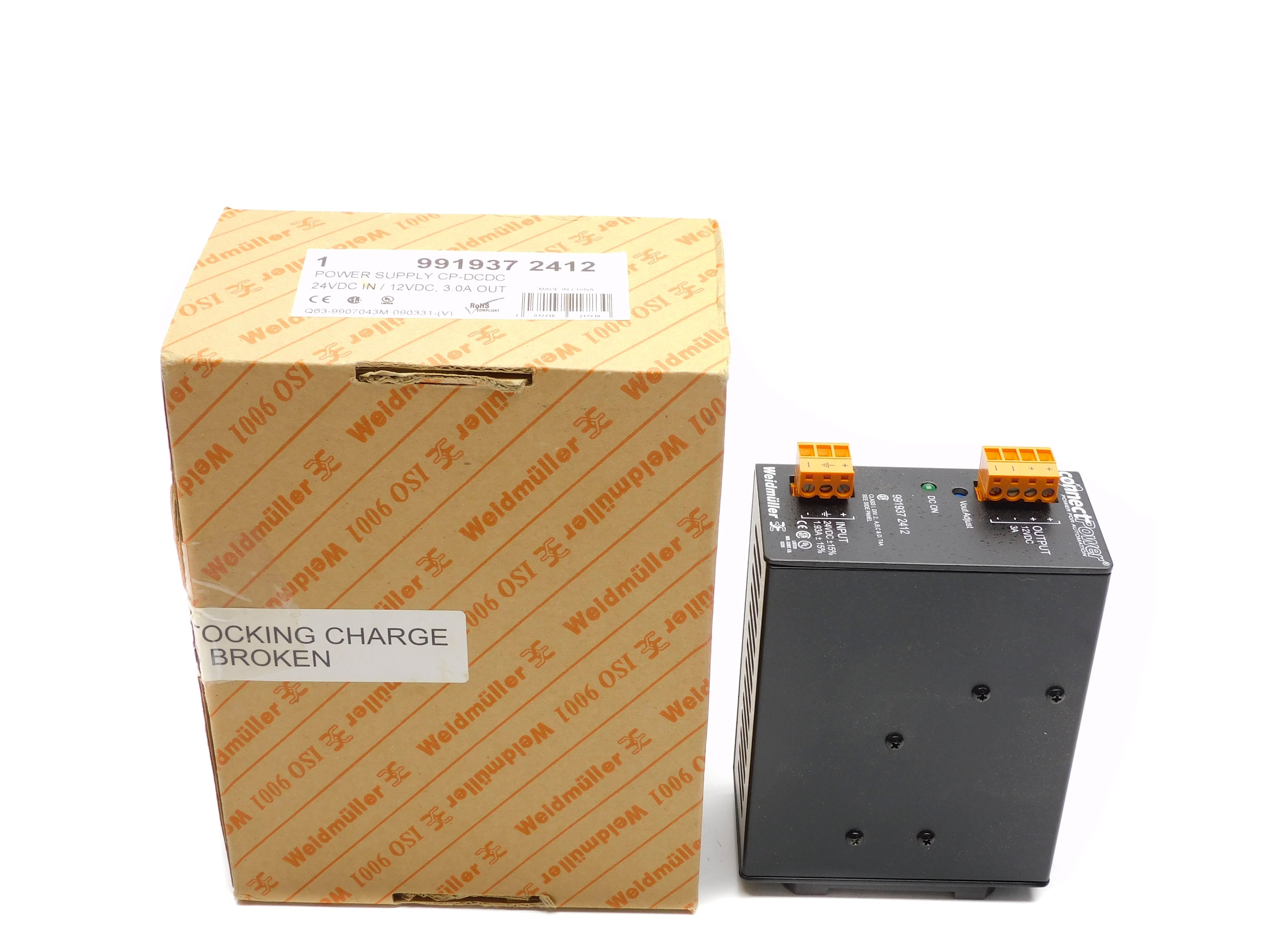 WEIDMULLER 9919372412 CP-DCDC 24VDC 3.0A NSMP