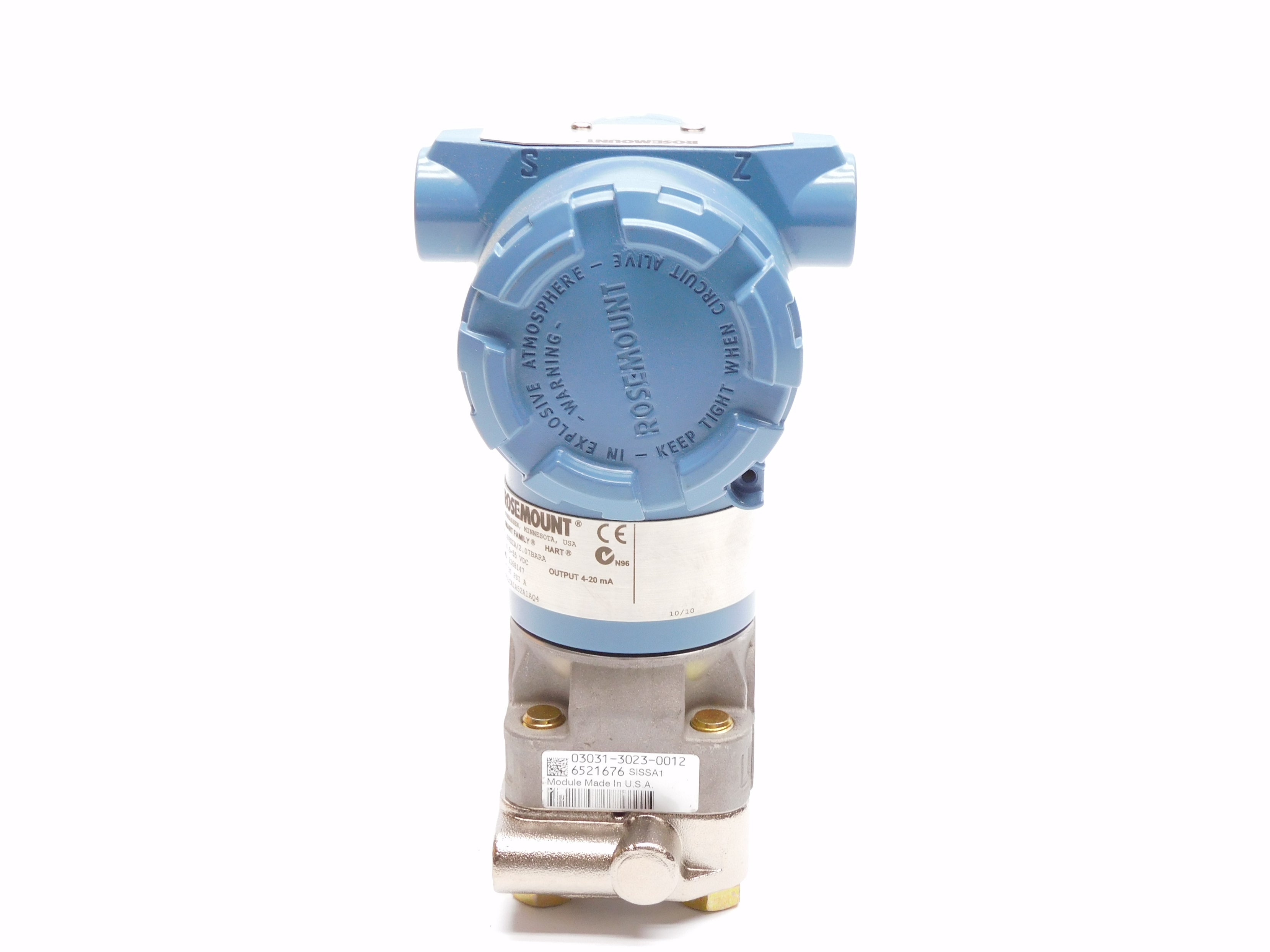 ROSEMOUNT 3051CA1A52A1AQ4 10.5-55VDC 0-30PSI NSMP