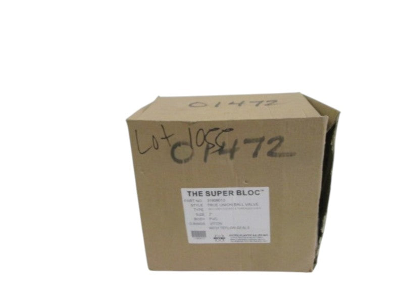 THE SUPER BLOC 2" BALL VALVE 31909012 (VALVE ONLY) NSMP