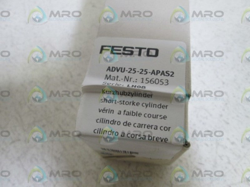 FESTO SHORT-STORKE CYLINDER ADVU-25-25-APAS2  NSFS