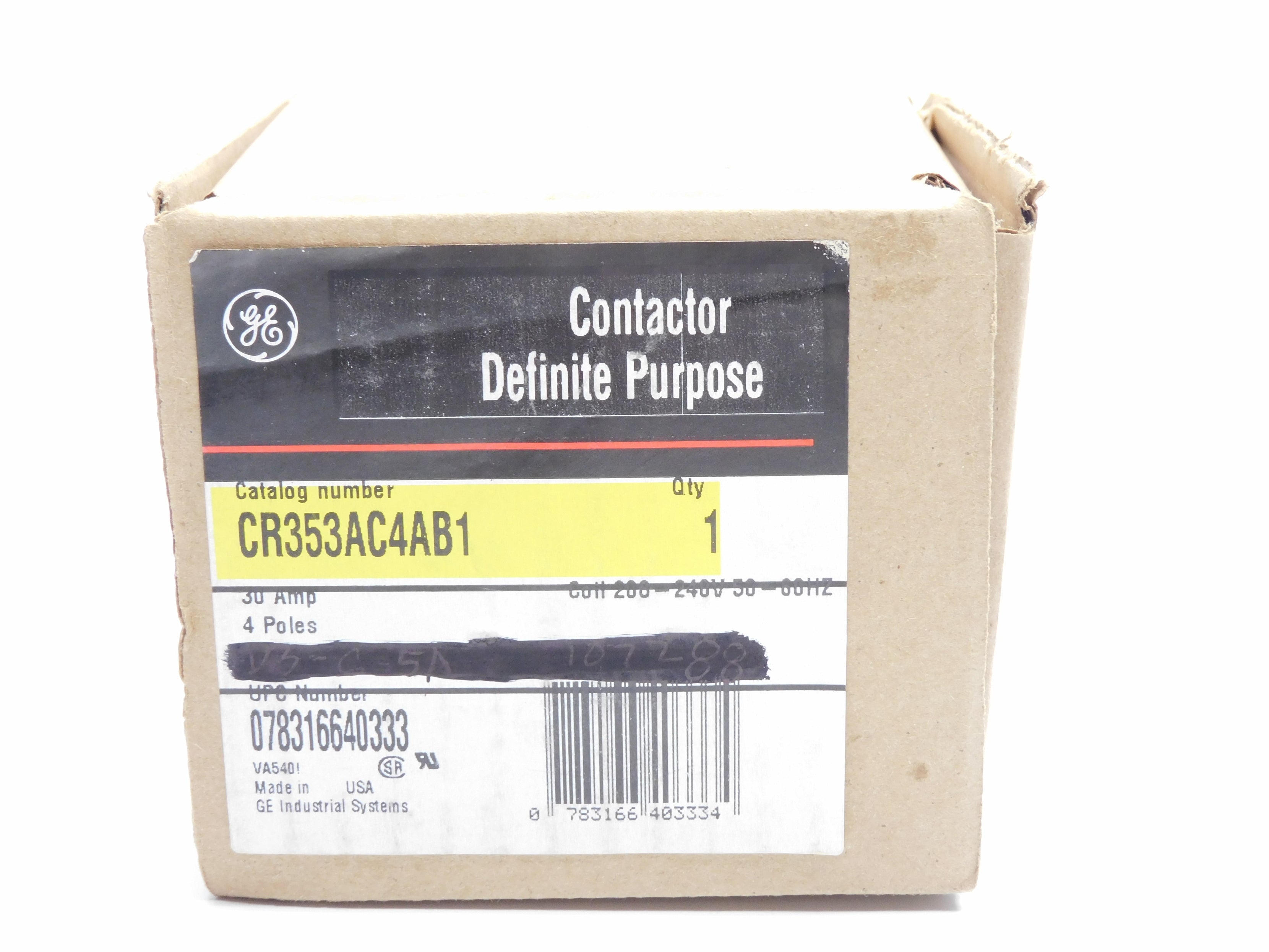 GENERAL ELECTRIC CR353AC4AB1 208-240V NSMP