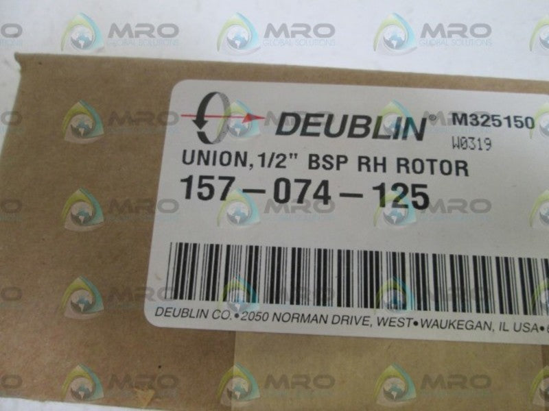 DEUBLIN UNION 1/2" ROTOR 157-074-125  NSFS