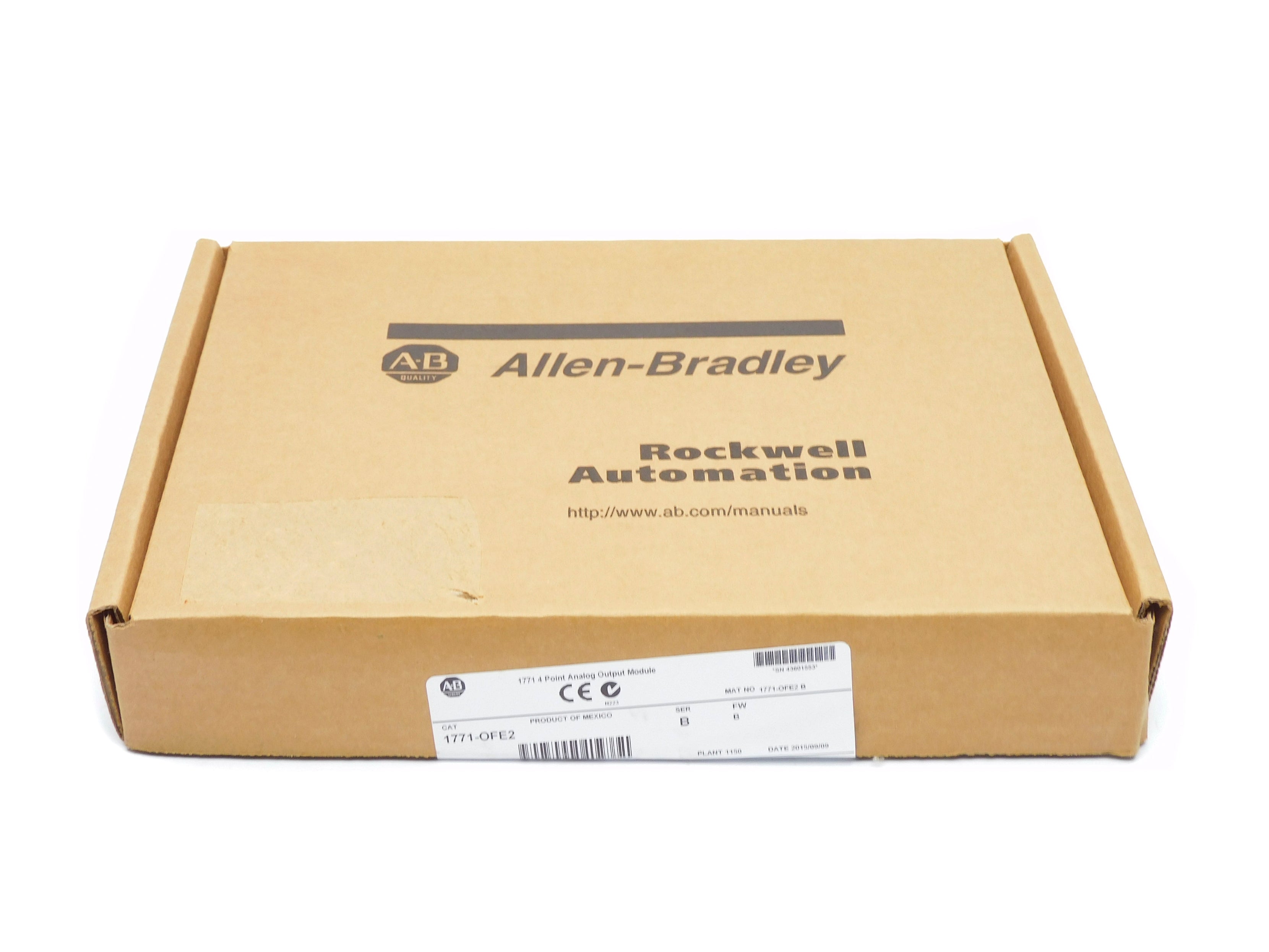 ALLEN BRADLEY 1771-OFE2 SER. B F/W B DATE: 2015 NSFS