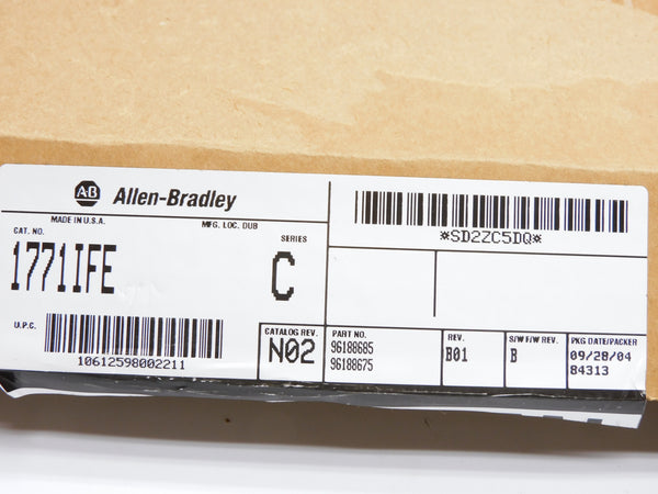 ALLEN BRADLEY 1771-IFE SER. C F/W B 5VDC NSMP