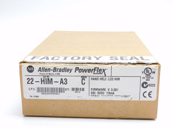 ALLEN BRADLEY 22-HIM-A3 SER. C F/W 3.001 5VDC NSMP