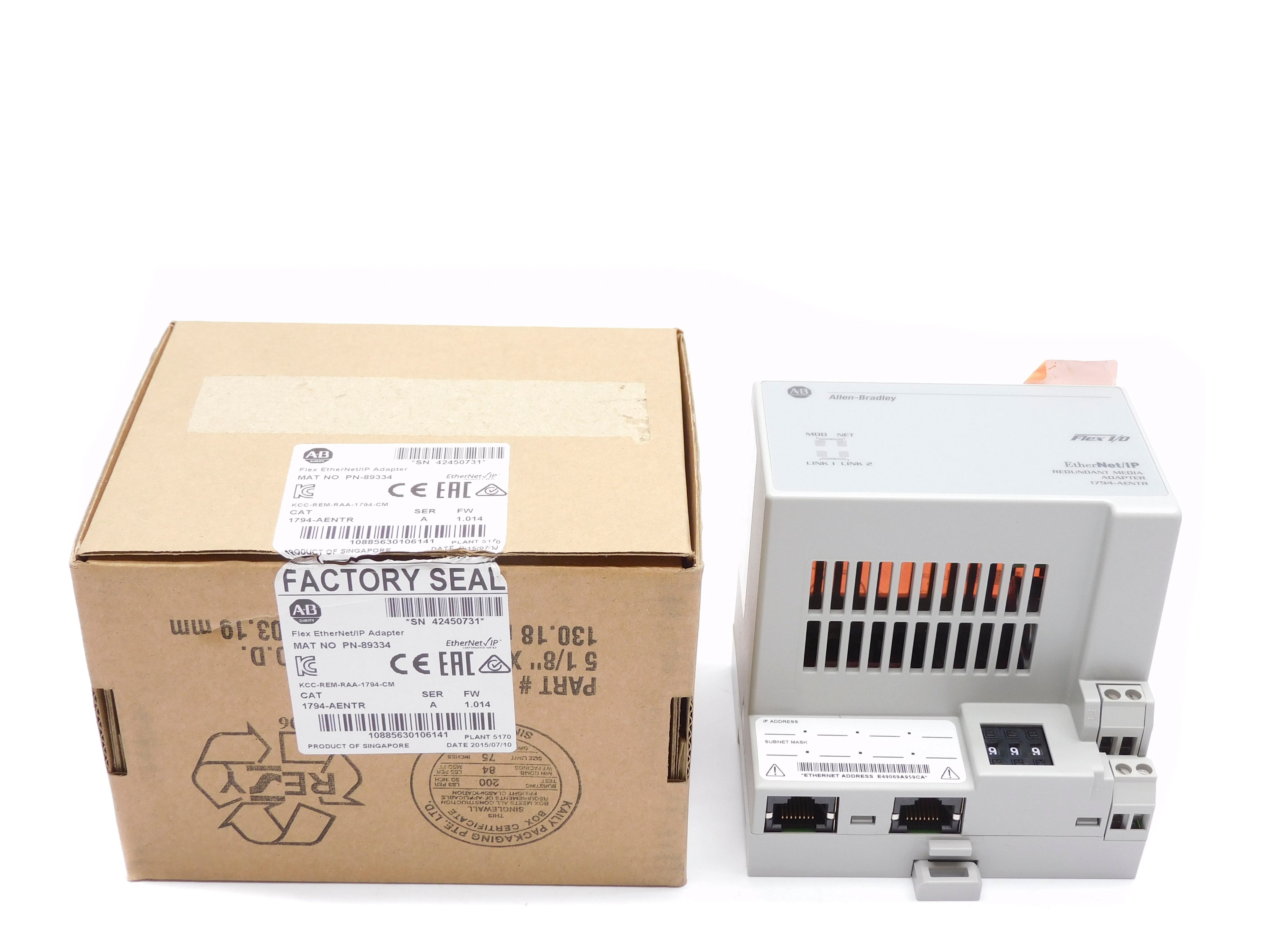 ALLEN BRADLEY 1794-AENTR SER. A F/W 1.014 NSMP
