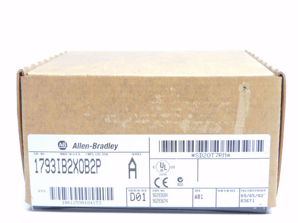 ALLEN BRADLEY 1793-IB2X0B2P SER. A NSMP