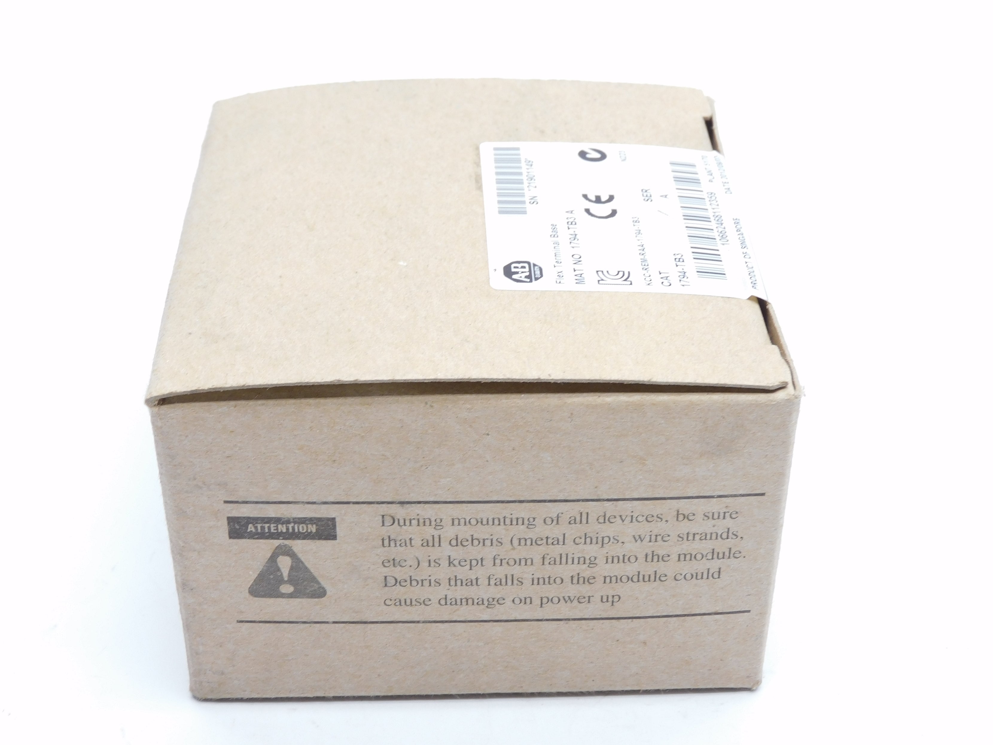 INDUSTRIAL SPARE PART 1794-TB3 SER. A DATE: 2012 NSFS