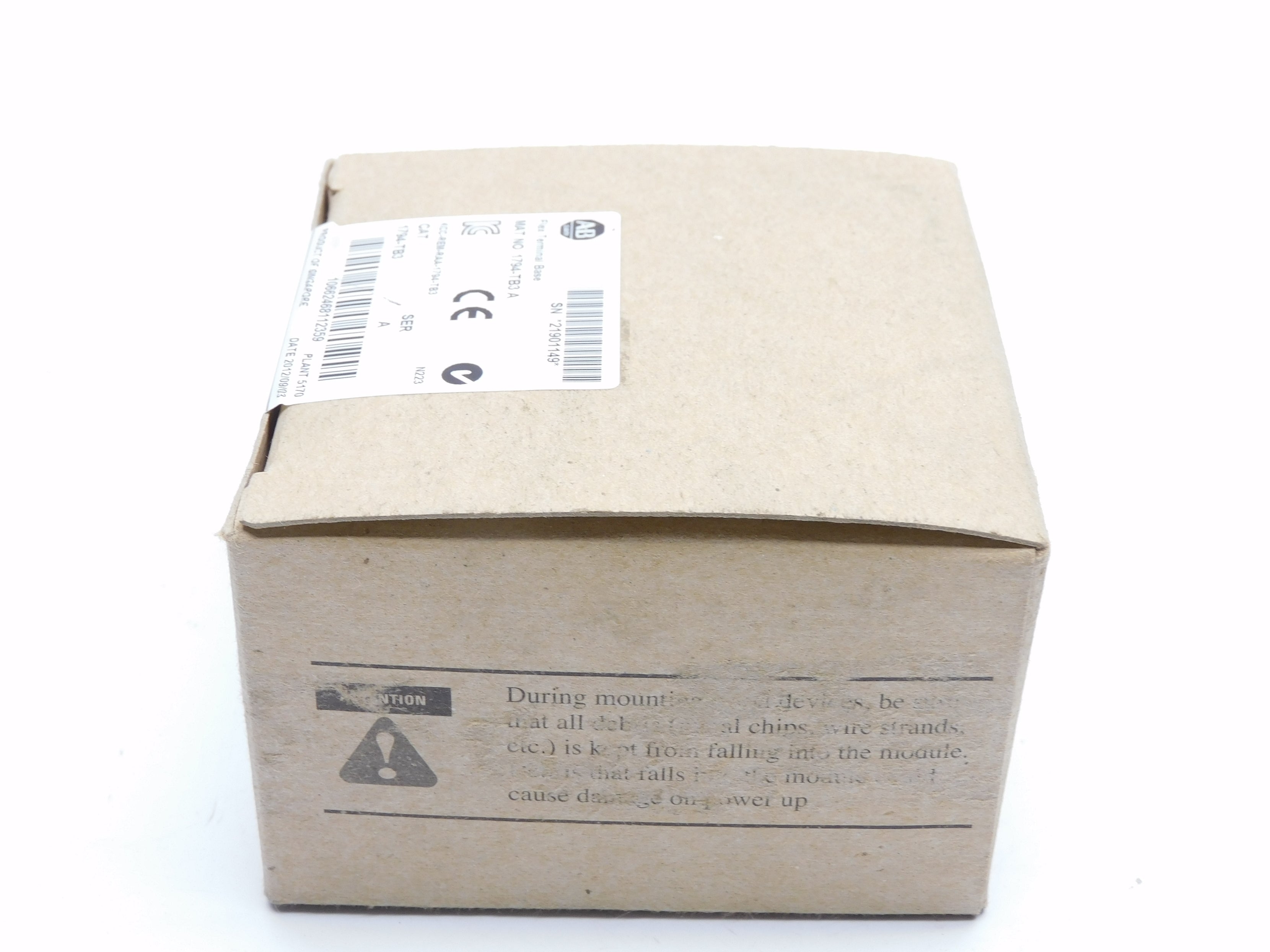 INDUSTRIAL SPARE PART 1794-TB3 SER. A DATE: 2012 NSFS